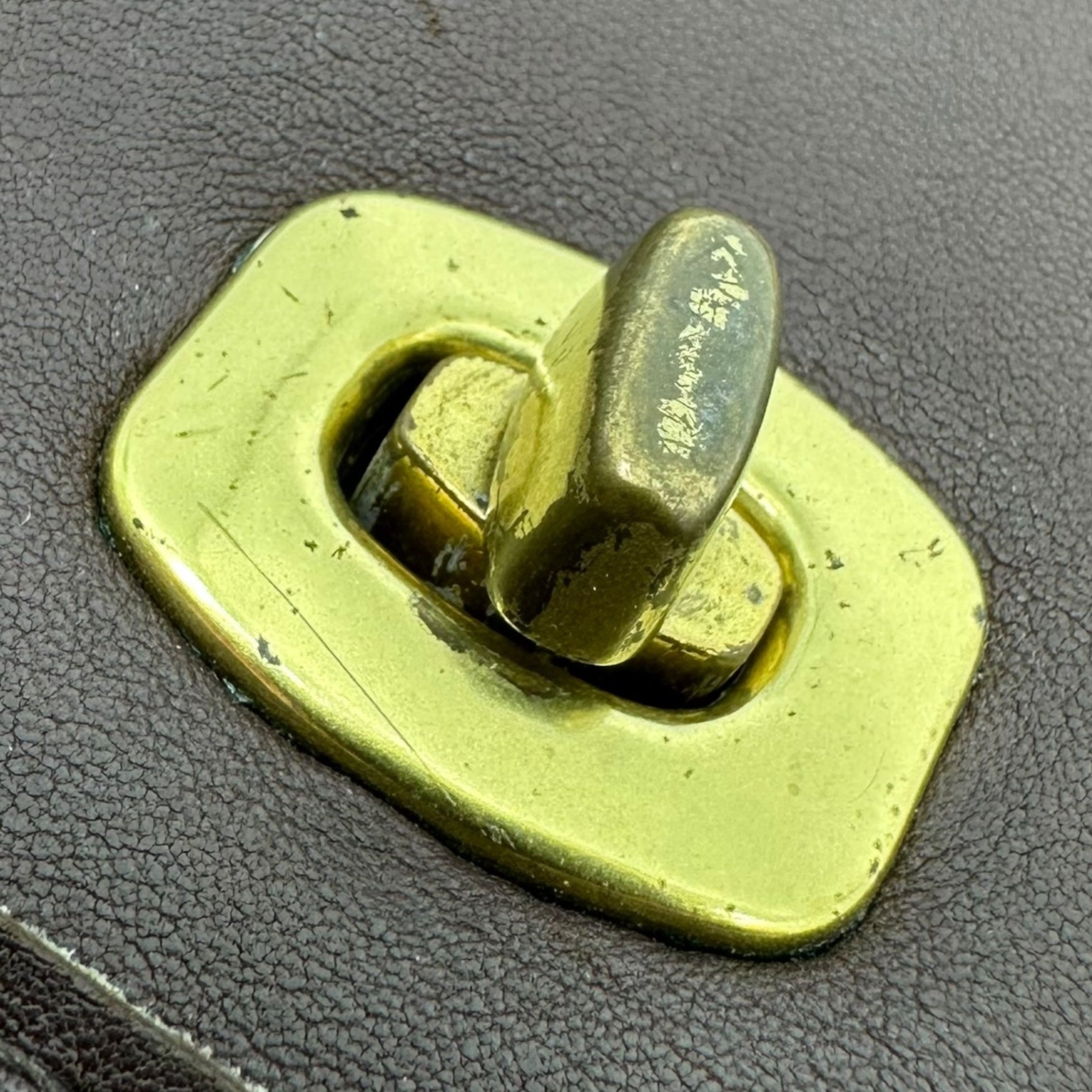 OLD COACH(オールドコーチ) Willis Turnlock Leather 2-Way briefcase ウィリス ターンロック レザー 2WAY ブリーフ ケース 5181 ブラウン ビジネス ショルダー バッグ