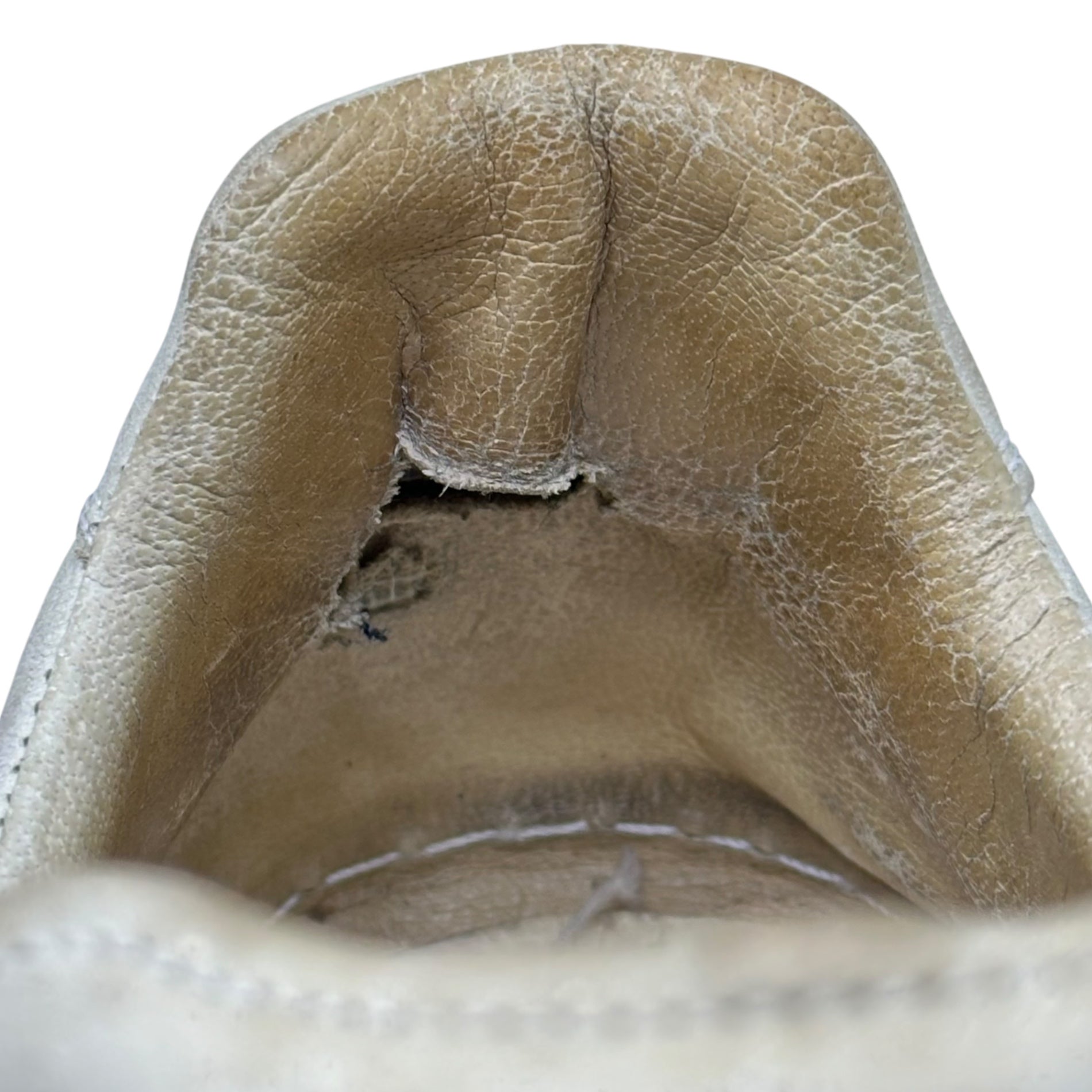 Maison Martin Margiela(メゾン マルタンマルジェラ) BEANCHETTE GERMAN TRAINER Shark Sole Remake ペンキ 加工 ジャーマントレーナー シャークソール リメイク 44(29cm程度) グレー スニーカー 革靴