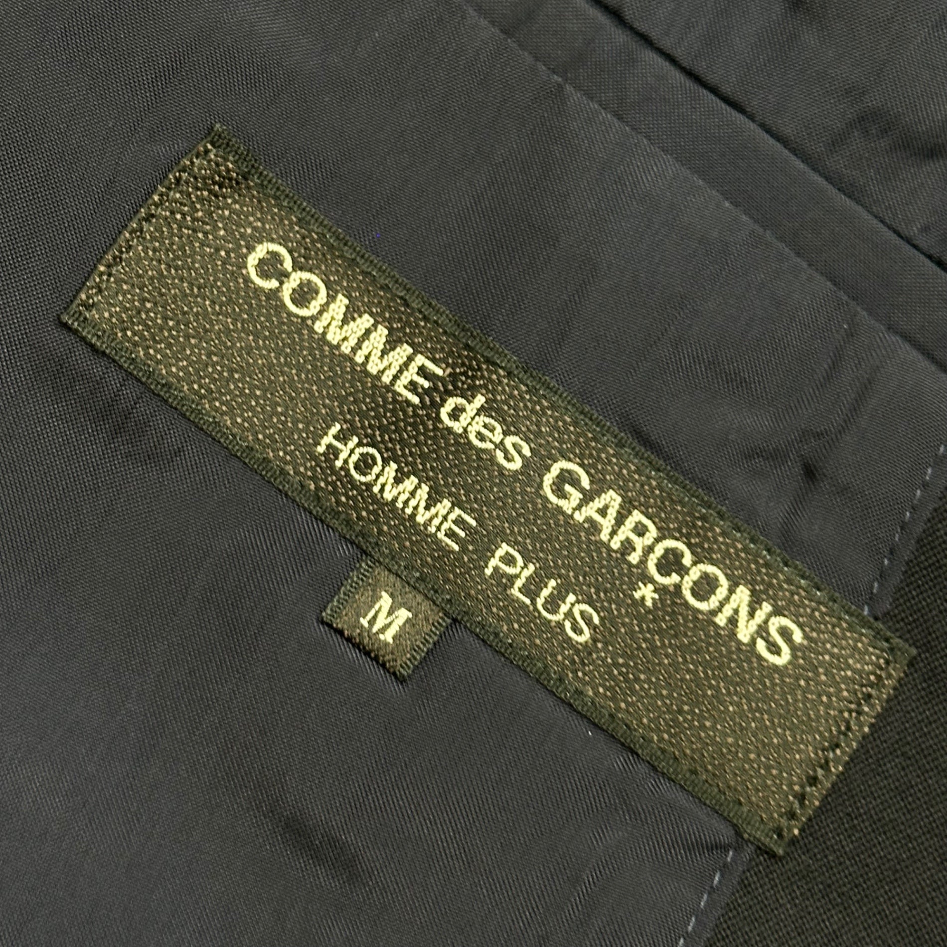 COMME des GARCONS HOMME PLUS(コムデギャルソンオムプリュス) 1990's Vintage Rubber-Printed Wool 2-Button Jacket ヴィンテージ ラバー プリント ウール 2ボタン ジャケット PJ-05091 M ネイビー AD1991 90年代 アーカイブ