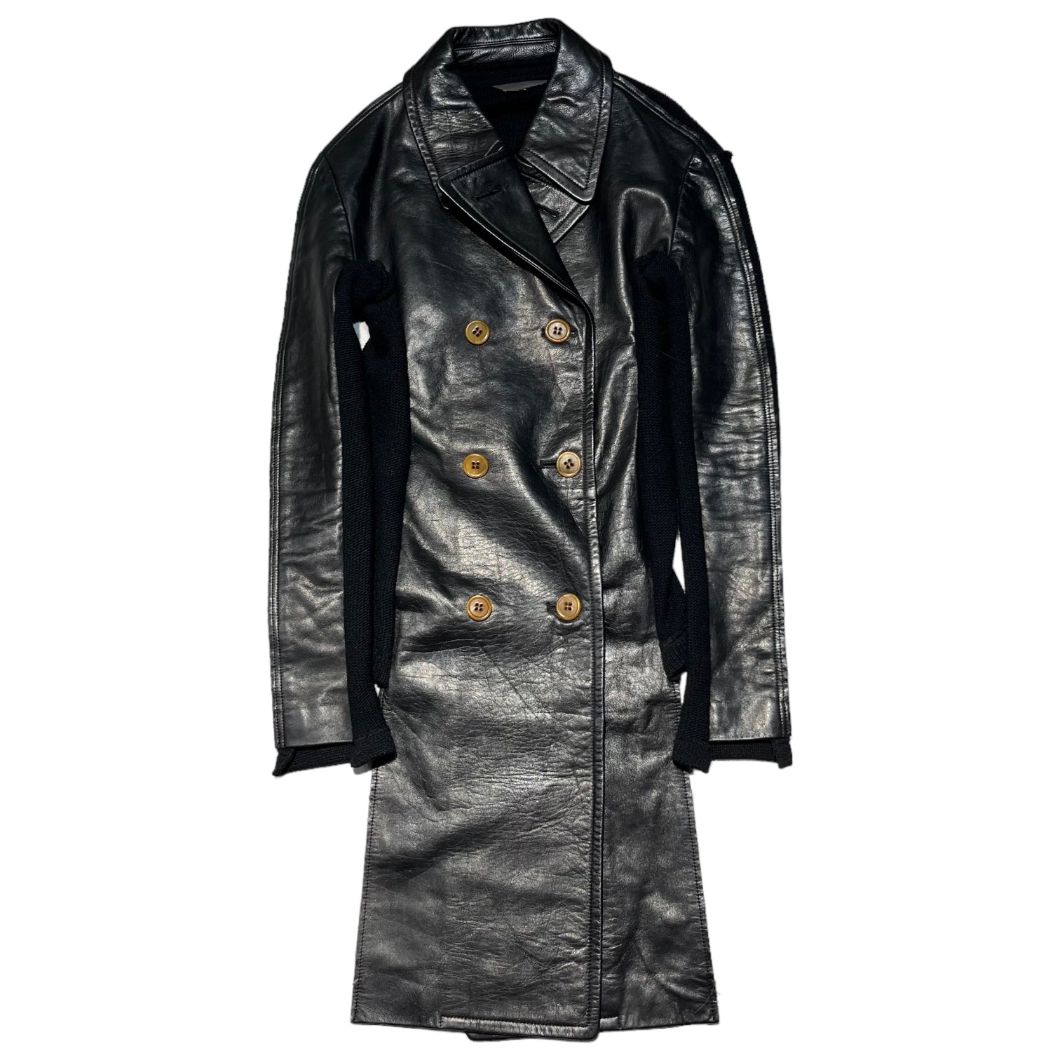 COMME des GARCONS(コムデギャルソン) 02AW Back-knit leather double 