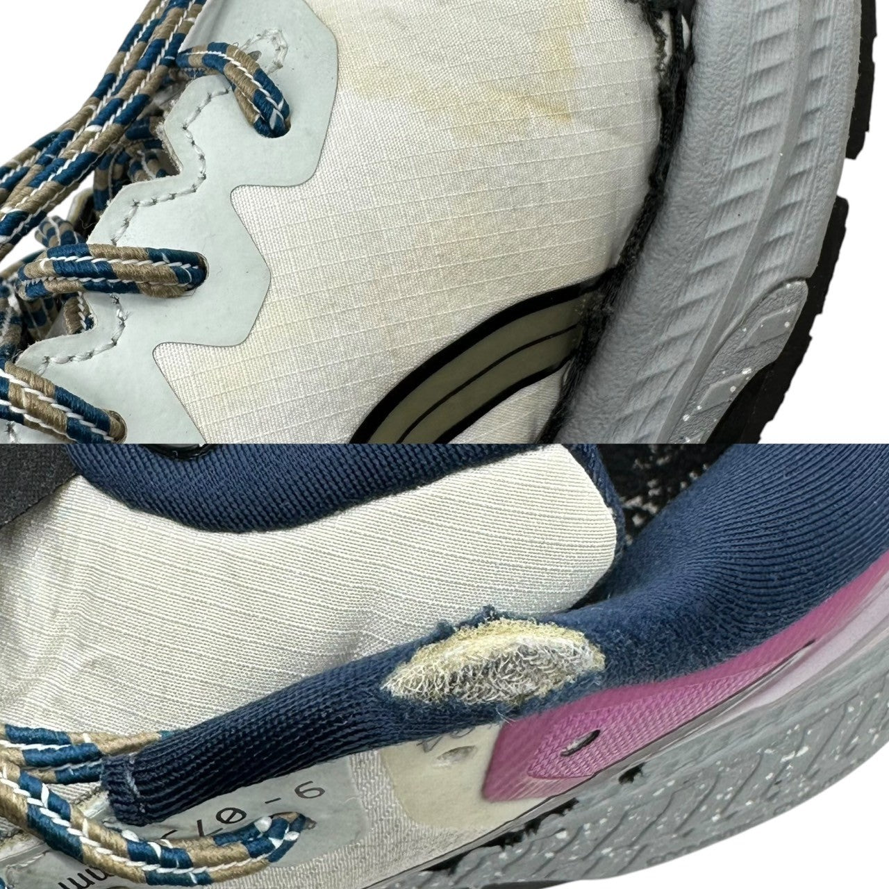 asics×Vivienne Westwood(アシックス×ヴィヴィアンウエストウッド) Deconstructed Gel-Kayano 27 ゲル カヤノ 1201A116-101 27.5cm ホワイト×ピンク ローカット スニーカー コラボ 箱付