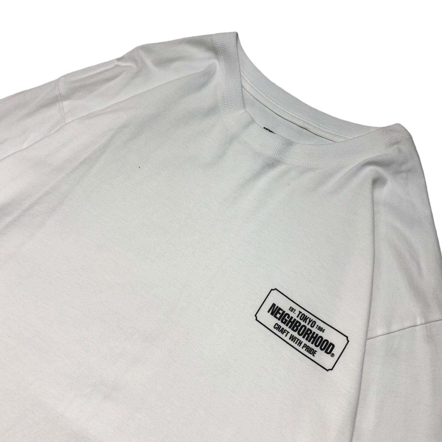 NEIGHBORHOOD(ネイバーフッド) CRAFT WITH PRIDE PRINT LONG SLEEVE TEE ロンT 袖プリント SIZE S