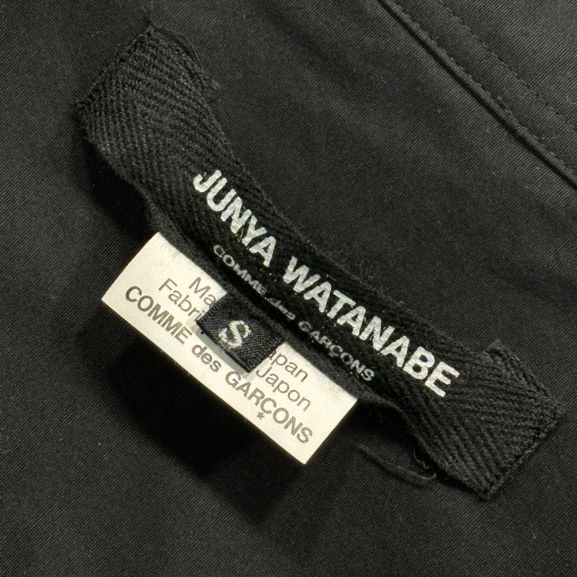 COMME des GARCONS JUNYA WATANABE(コムデギャルソンジュンヤワタナベ) 18SS Super Long Sleeve Cotton Dress Shirt スーパーロングスリーブ コットン ドレスシャツ JA-O071 S ブラック AD2017 男性着用可能
