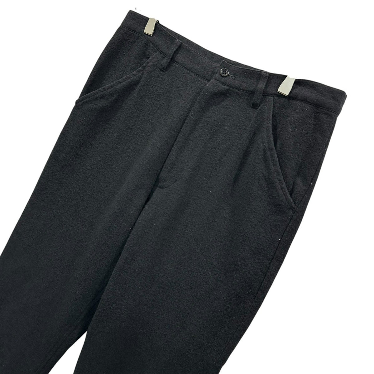 BLACK COMME des GARCONS(ブラックコムデギャルソン) 2012AW Wool Cropped Pants ウール クロップド パンツ 1J-P024 M ブラック AD2012