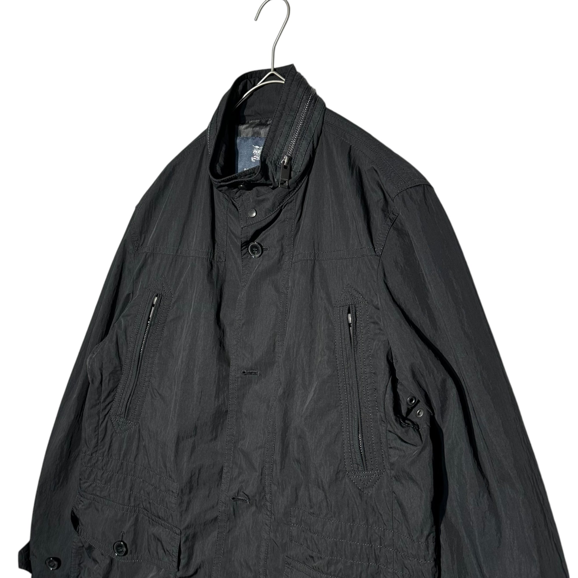 BURBERRY LONDON(バーバリーロンドン) Nylon Military Sampling Jacket Coat ナイロン ミリタリーサンプリング ジャケット コート A1A18-701-09 M ブラック