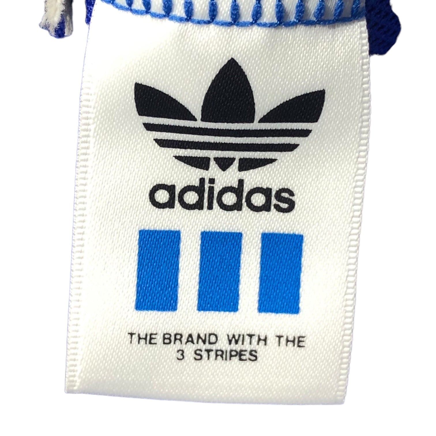 adidas(アディダス) 80's track pants サイドジップ トラック パンツ ジャージ ロゴ 刺繍 バルーンシルエット ASR-873P XO(XL程度) ブルー 80年代~90年代 デサント製