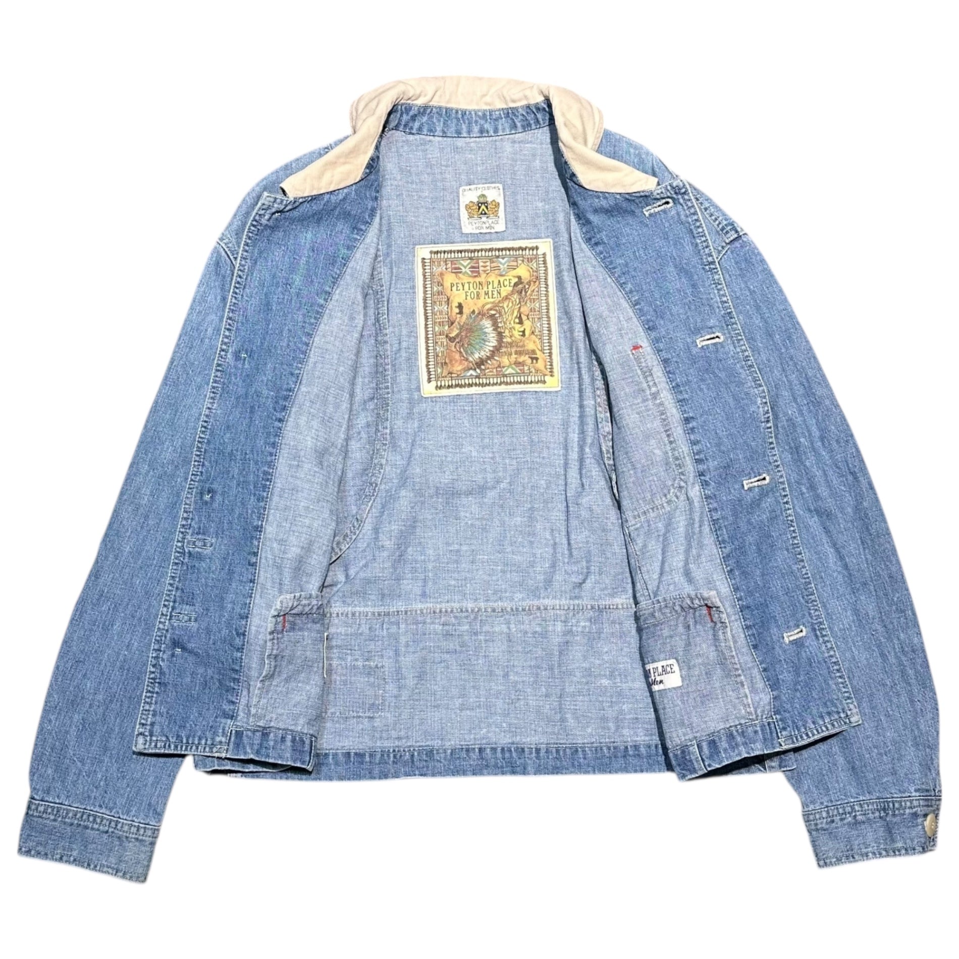 PEYTON PLACE FOR MEN(ペイトンプレイスフォーメン) OLD DENIM JACKET オールド デニム ジャケット ライトインディゴ