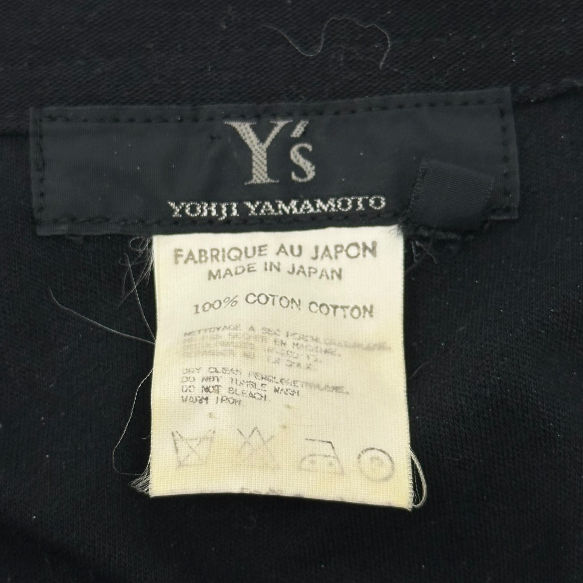 Y's(ワイズ) Hook-button cotton jacket フックボタン コットン ジャケット YC-T76-062 3(L程度) ブラック