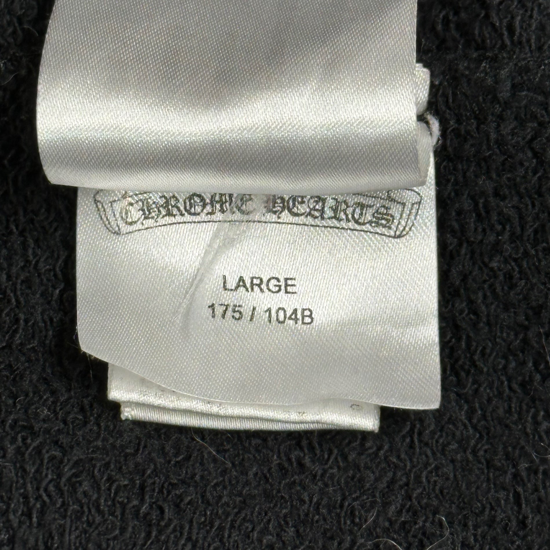 CHROME HEARTS(クロムハーツ) MATTY BOY 99 EYES CHOMPER HD PLVR マッティボーイ プルオーバー パーカー L ブラック クロムハーツジャパンタグ フーディ コラボ