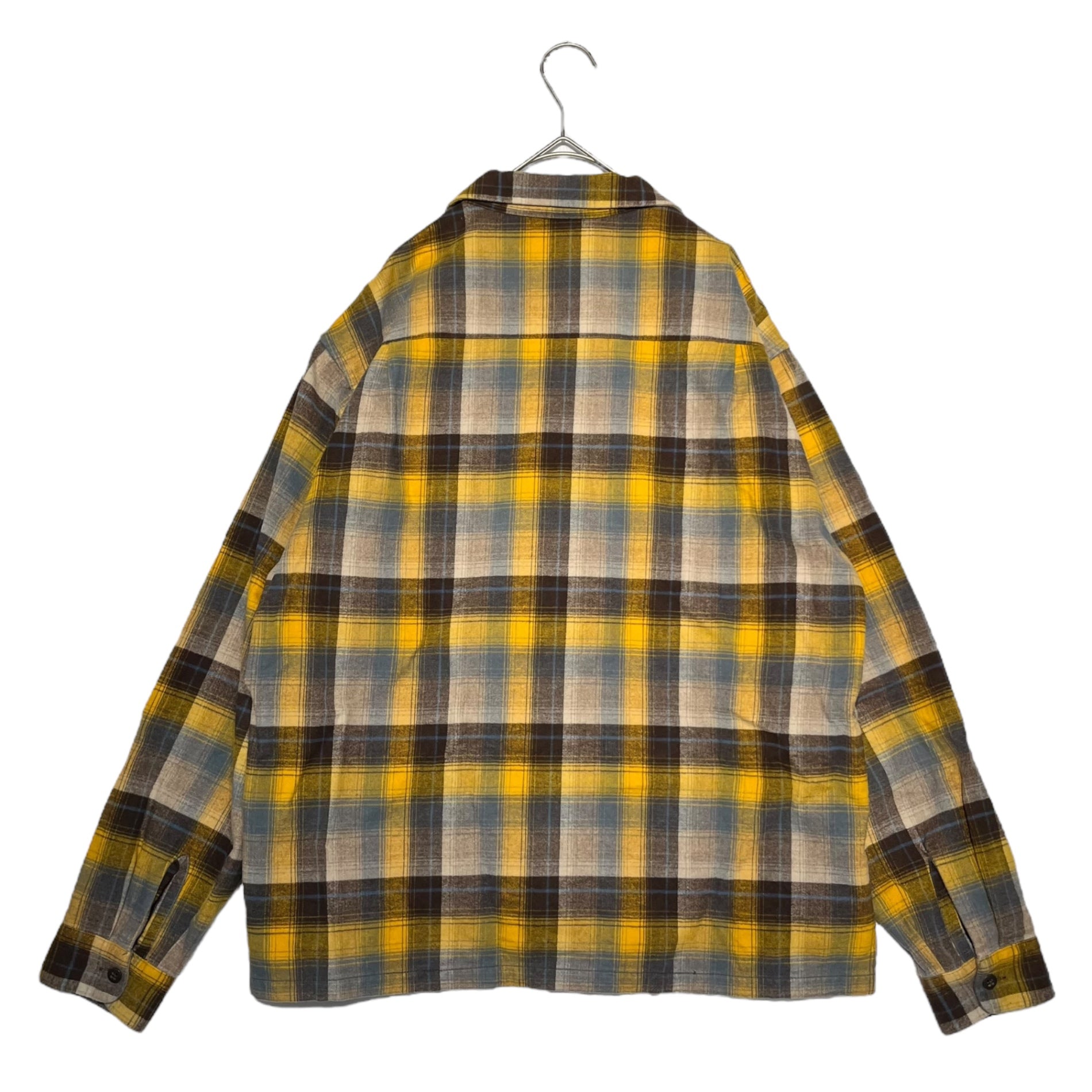 PENDLETON(ペンドルトン) open collar tartan check shirt オープンカラー タータン チェック シャツ 9475-7202 M イエロー 開襟