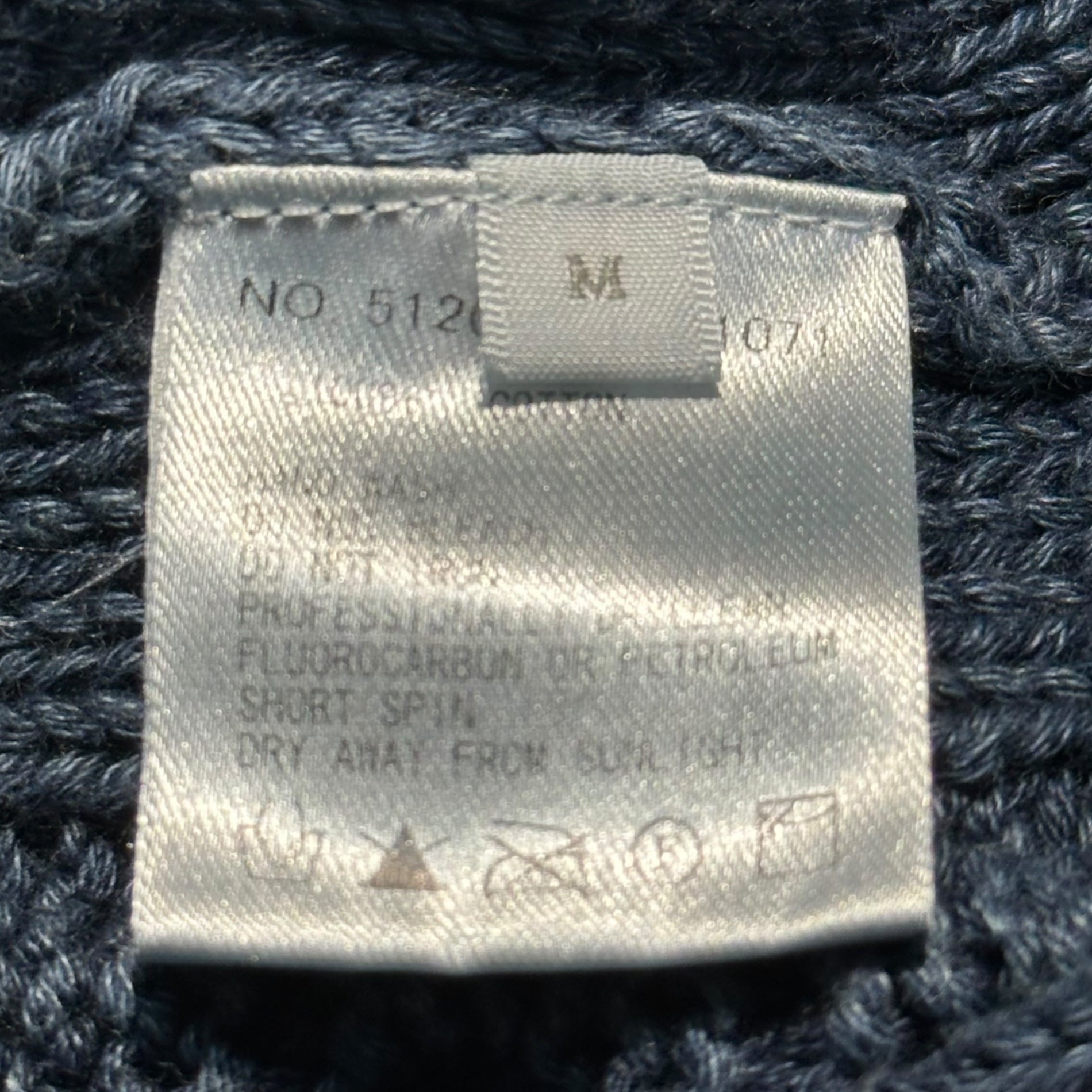 Ron Herman(ロンハーマン) Indigo Knit Shawl Collar Cable Knit Cardigan インディゴニット ショールカラー ケーブルニット カーディガン 512080134-1071 M インディゴ