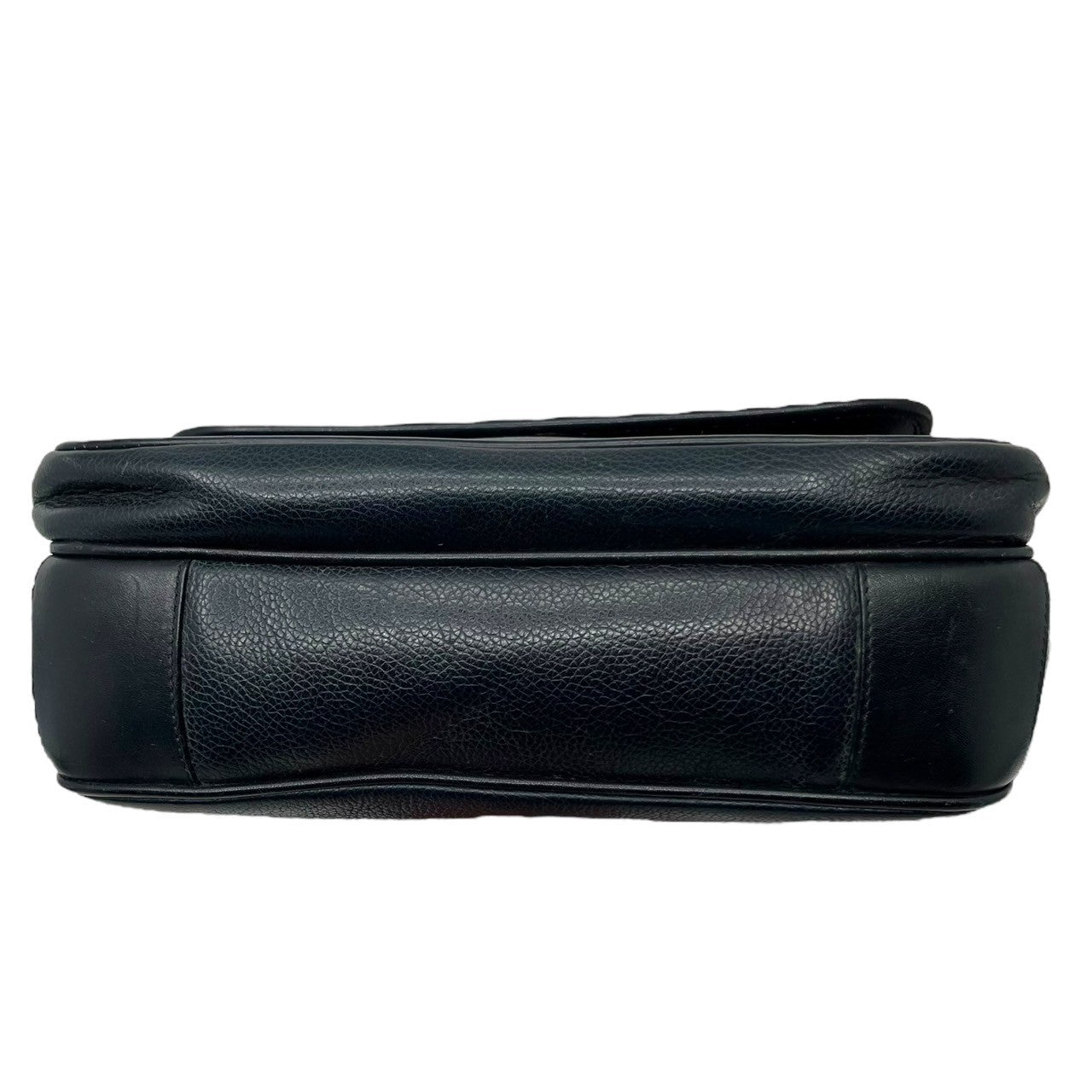 GUCCI(グッチ) Vintage GG Logo Leather Shoulder Bag ヴィンテージ GG ロゴ レザー ショルダー バッグ 001・14・0925 ネイビー OLD