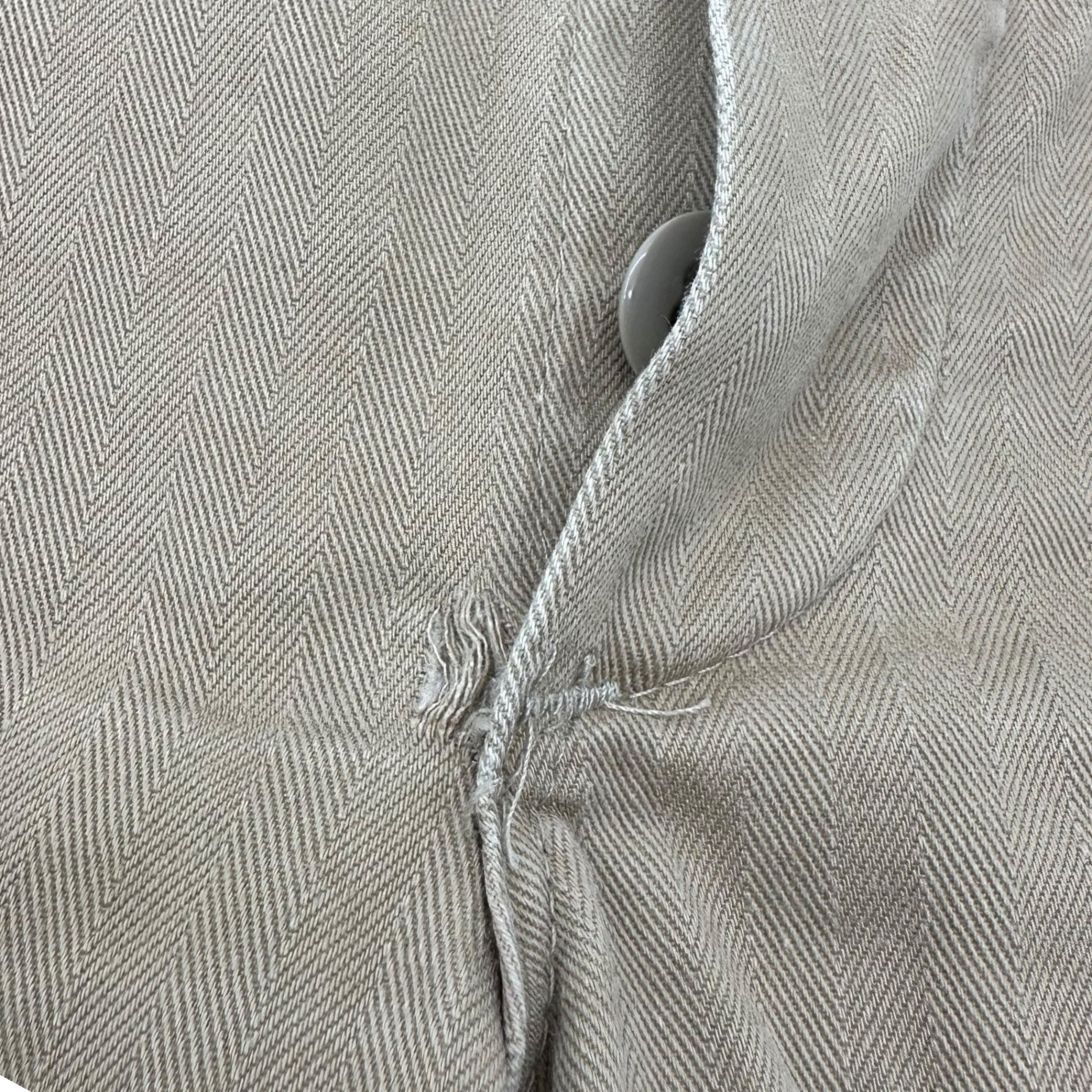 UNIVERSAL OVERALL(ユニバーサルオーバーオール) 70's USA made Herringbone Work Pants ヘリンボーン ベイカー ワーク パンツ 31 ベージュ 推定70年代 ヴィンテージ