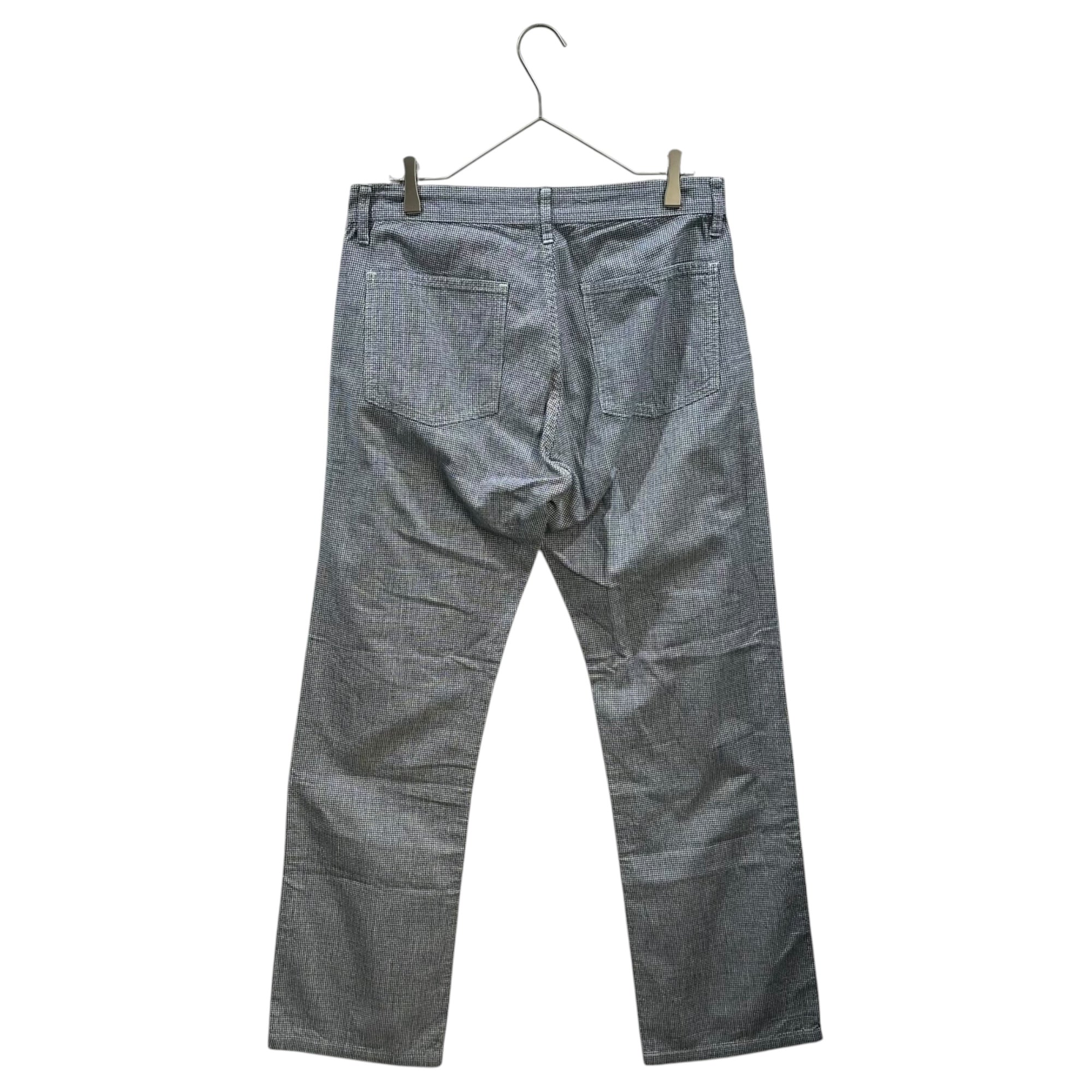 COMME des GARCONS HOMME(コムデギャルソンオム) 2009SS Houndstooth Baker Work Pants 千鳥柄 ベイカー ワーク パンツ HC-P047 S ブルー AD2008