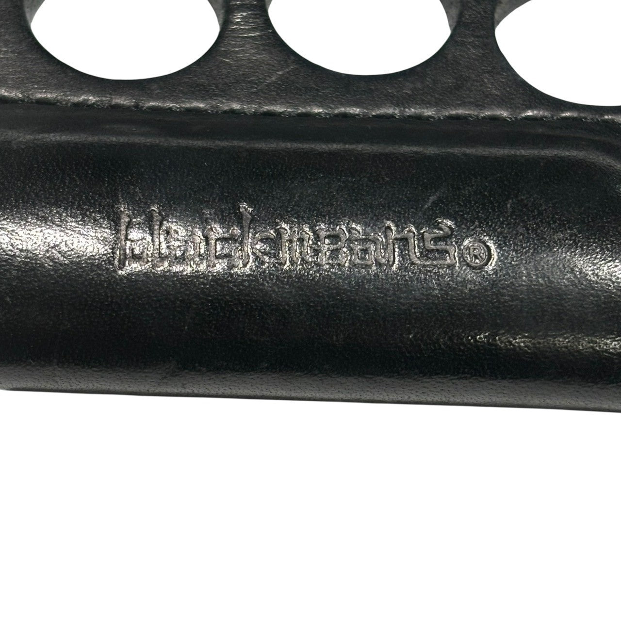 blackmeans(ブラックミーンズ) Leather Knuckle Duster Lighter Case レザー メリケン ライター ケース ブラック 定番品
