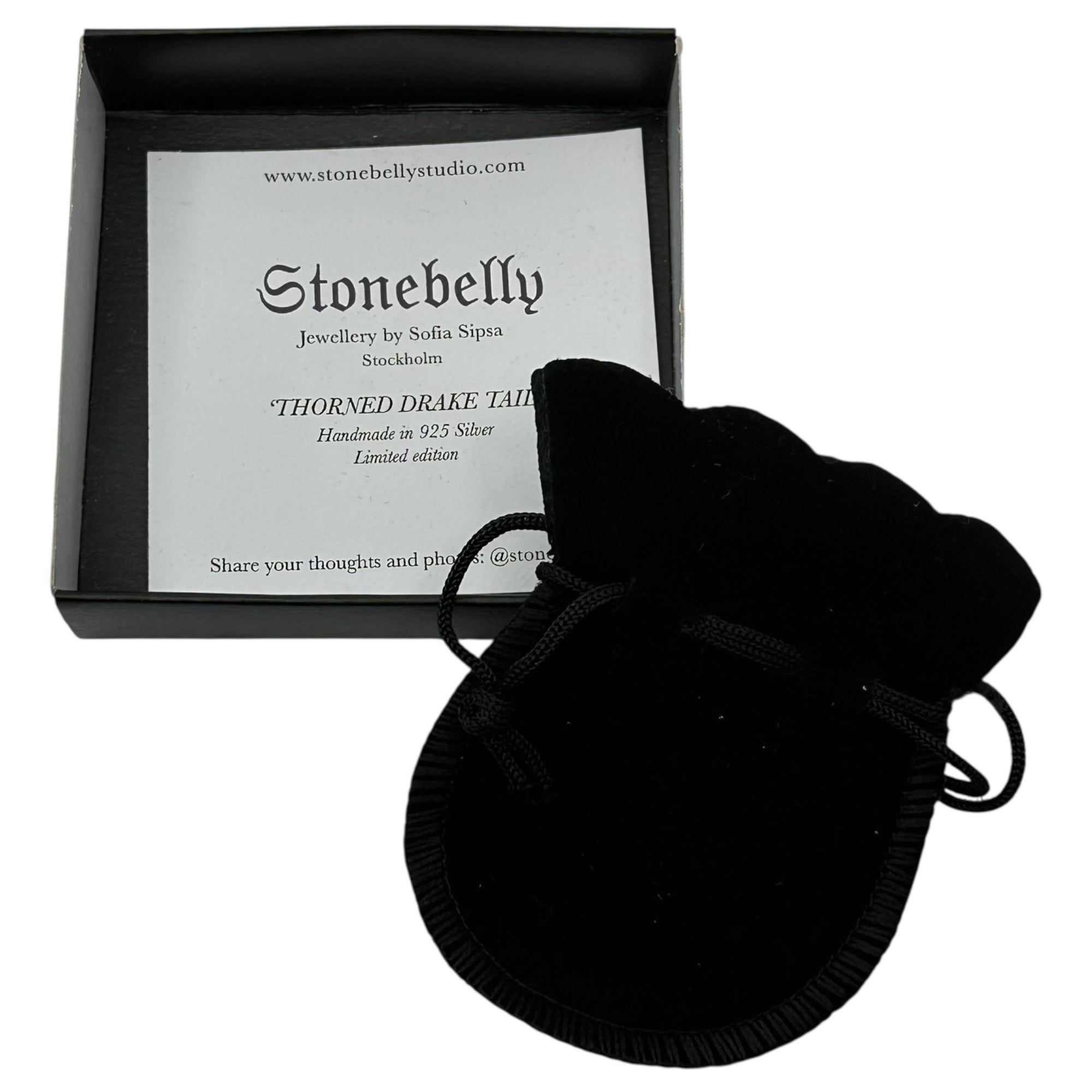 STONE BELLY(ストーンベリー) 925 Silver Thorned Dragon Tail Ring ソーンズ ドラゴンテイル リング シルバー 11号 シルバー 指輪 ストックホルム発ブランド