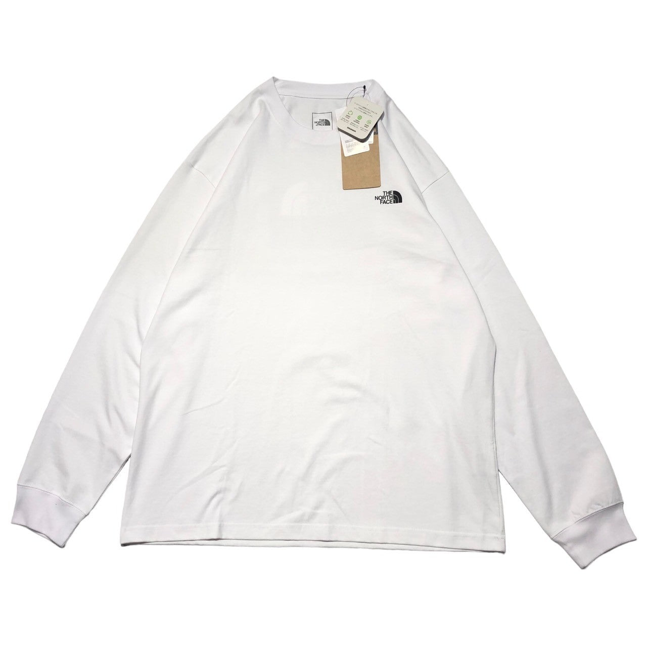 THE NORTH FACE(ノースフェイス) L/S Back Square Logo Tee ロングスリーブ バックスク エア ロゴ ティー NT82131 XXL ホワイト 長袖 Tシャツ