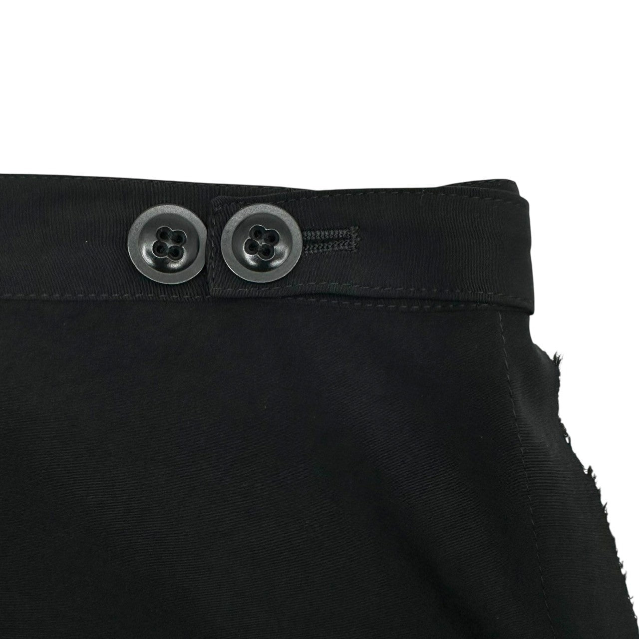 Y's(ワイズ) 10SS Long skirt with tricetate body and cut-out design 切りっ放し デザイン トリアセテート ボディ ロング スカート YJ-S16-500 1(S程度) ブラック