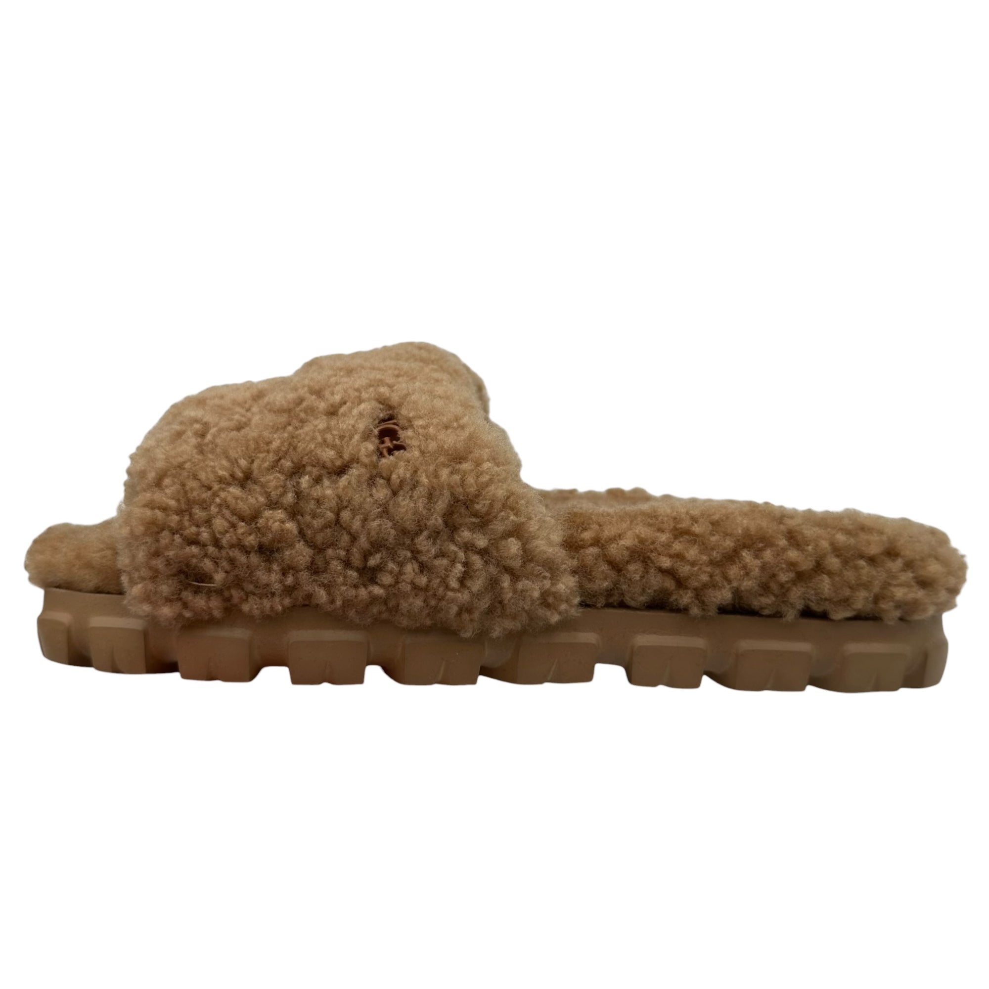 UGG(アグ) COZETTA CURLY Sandal コゼッタ カーリー プードル サンダル S/N1130838 24 キャメルブラウン