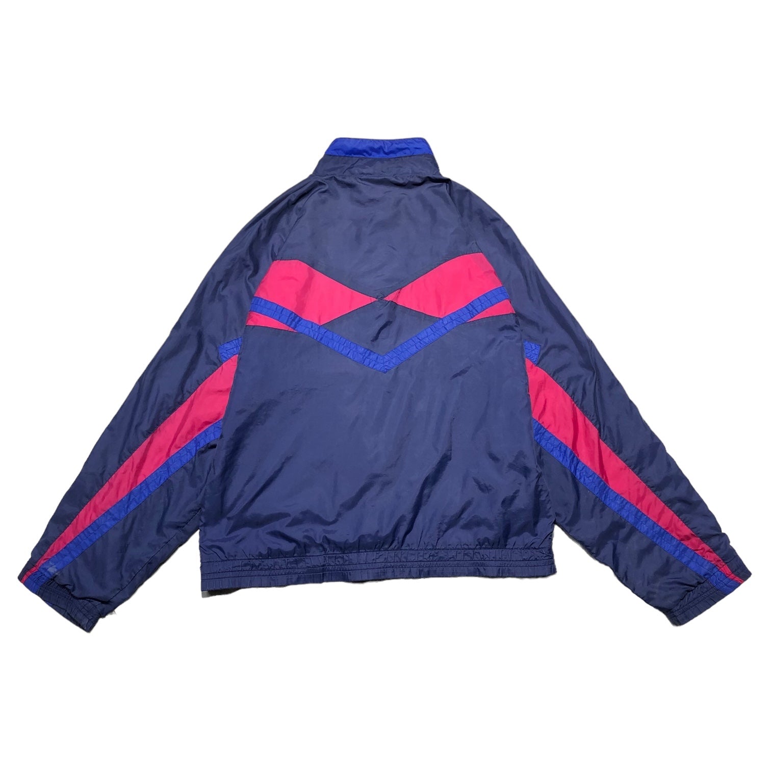NIKE(ナイキ) 90's nylon jacket ナイロン ジャケット S ネイビー×ピンク 銀タグ ヴィンテージ 90年代