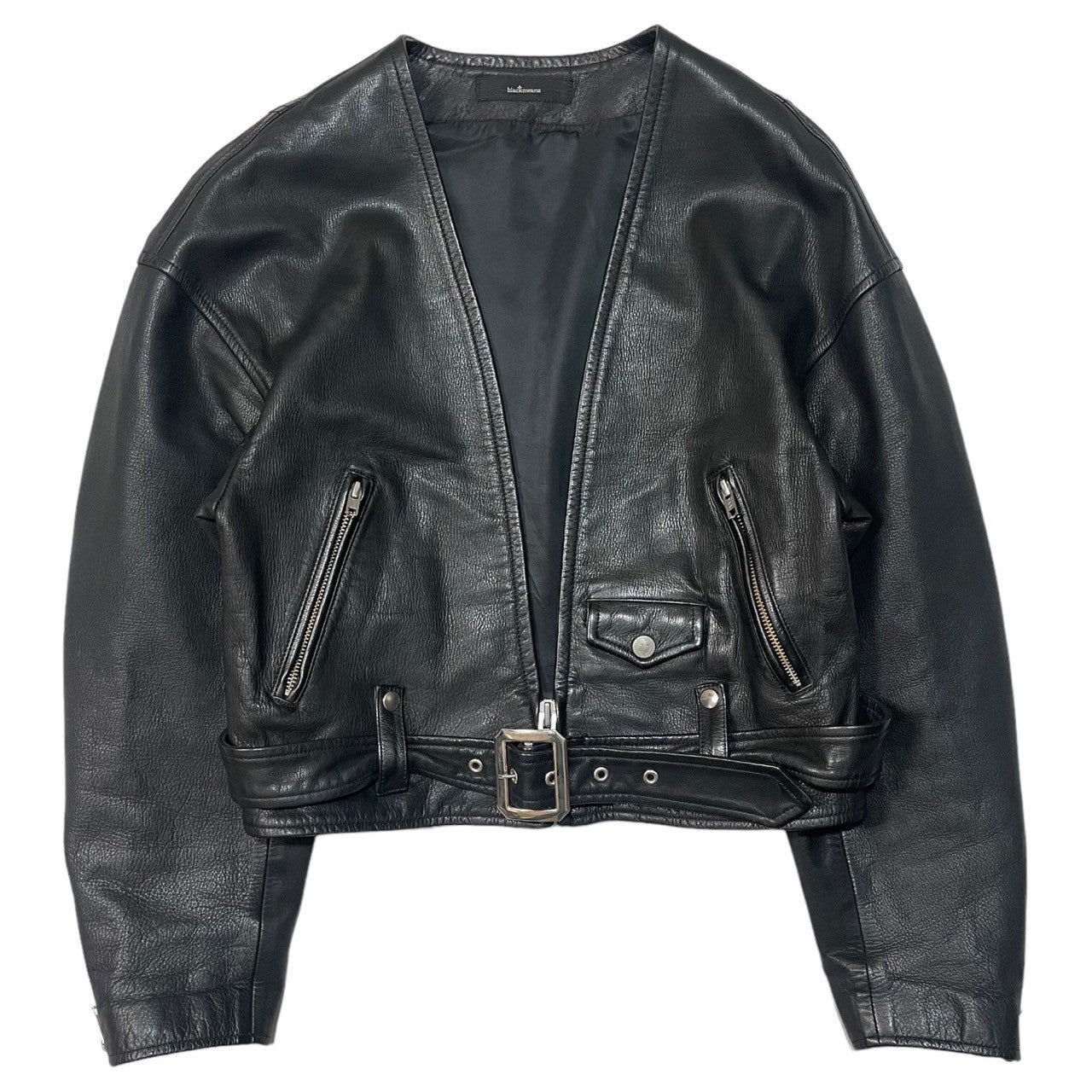 blackmeans(ブラックミーンズ) Short length leather jacket ショート 