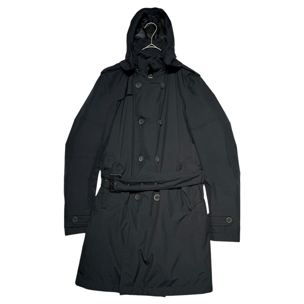 HERNO(ヘルノ) Laminar GORE-TEX ラミナー ゴアテックス フーデット ダウン コート PI071UL-11121-9290 46 ネイビー ベルテッド