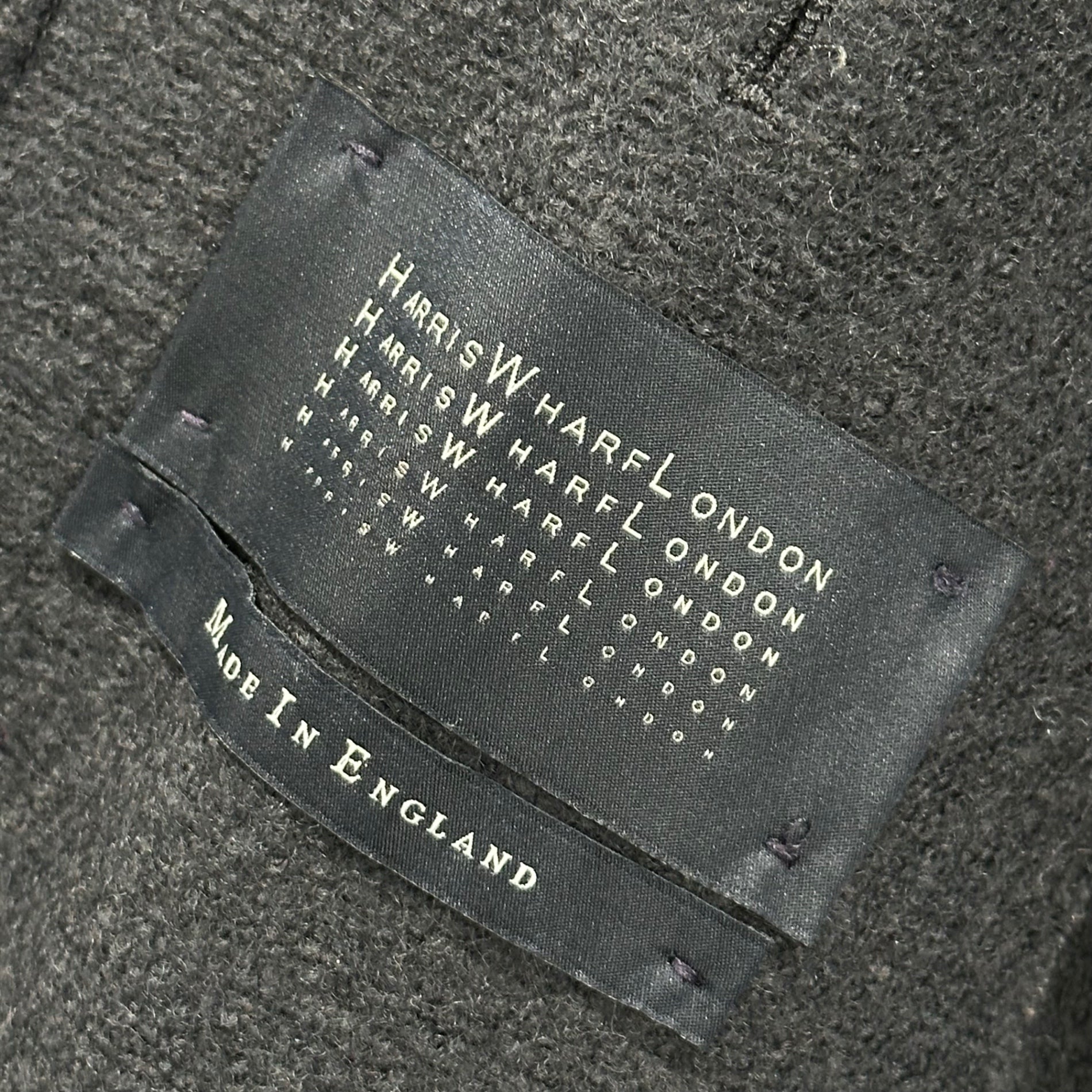 HARRIS WHARF LONDON(ハリスワーフロンドン) England made 3B WOOL BLAZER 英国製 ウール ブレザー 表記無(M程度) ネイビー テーラード ジャケット