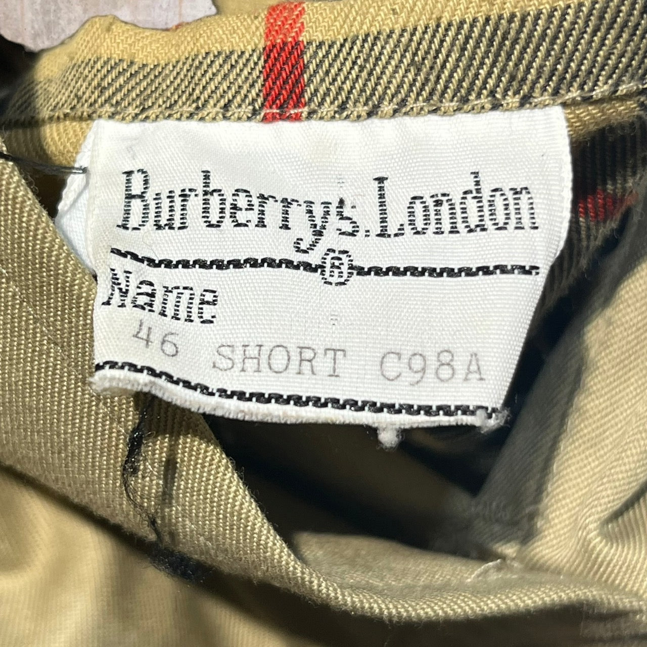 Burberrys(バーバリーズ) 90'sノヴァチェックライナーステンカラーコート 46(Mサイズ程度) ベージュ