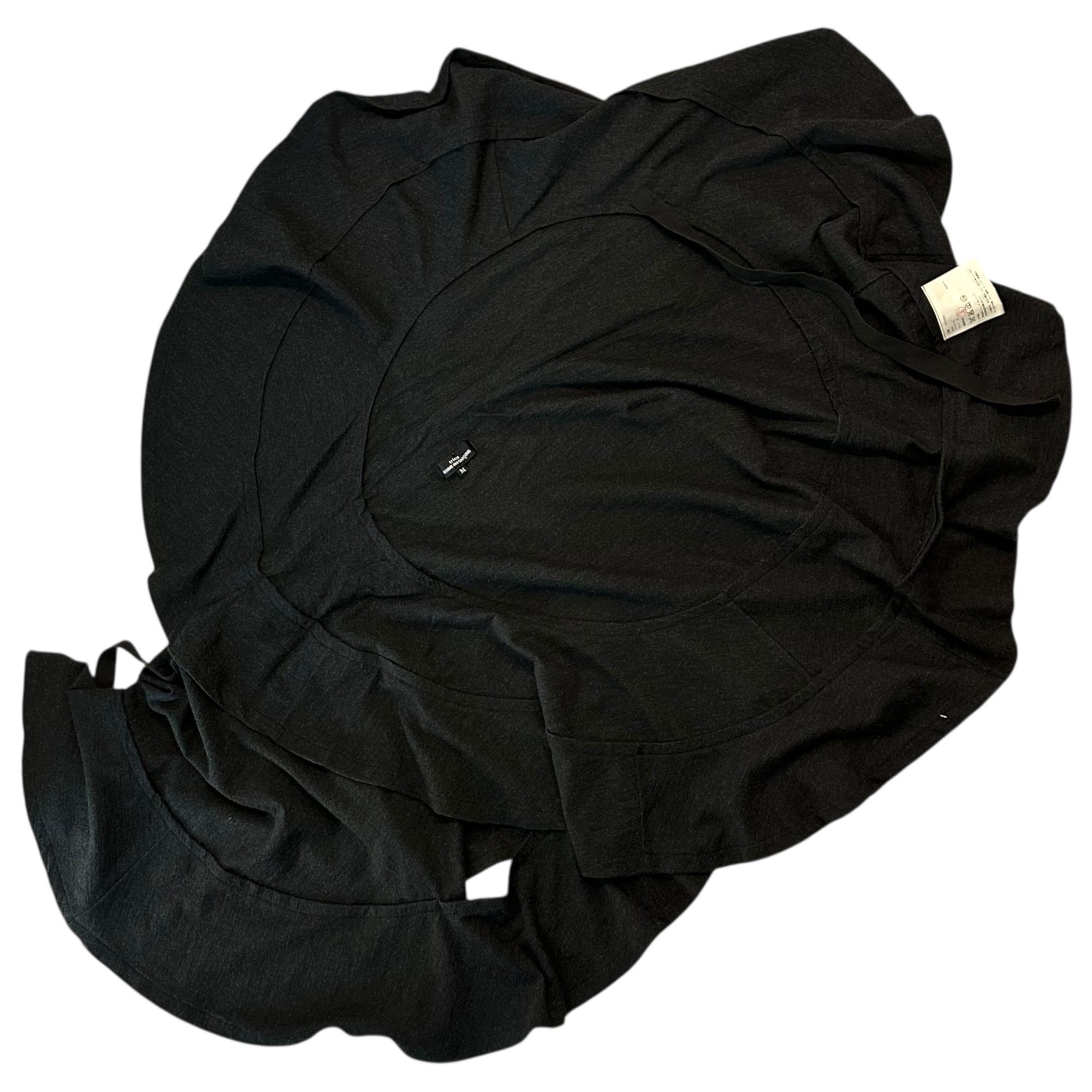 tricot COMME des GARCONS(トリココムデギャルソン) 10AW Wool Cashmere Big Collar Bolero Cardigan ウール カシミヤ ビッグカラー ボレロ カーディガン TF-T002 M ブラック(少々灰色がかっています) AD2010