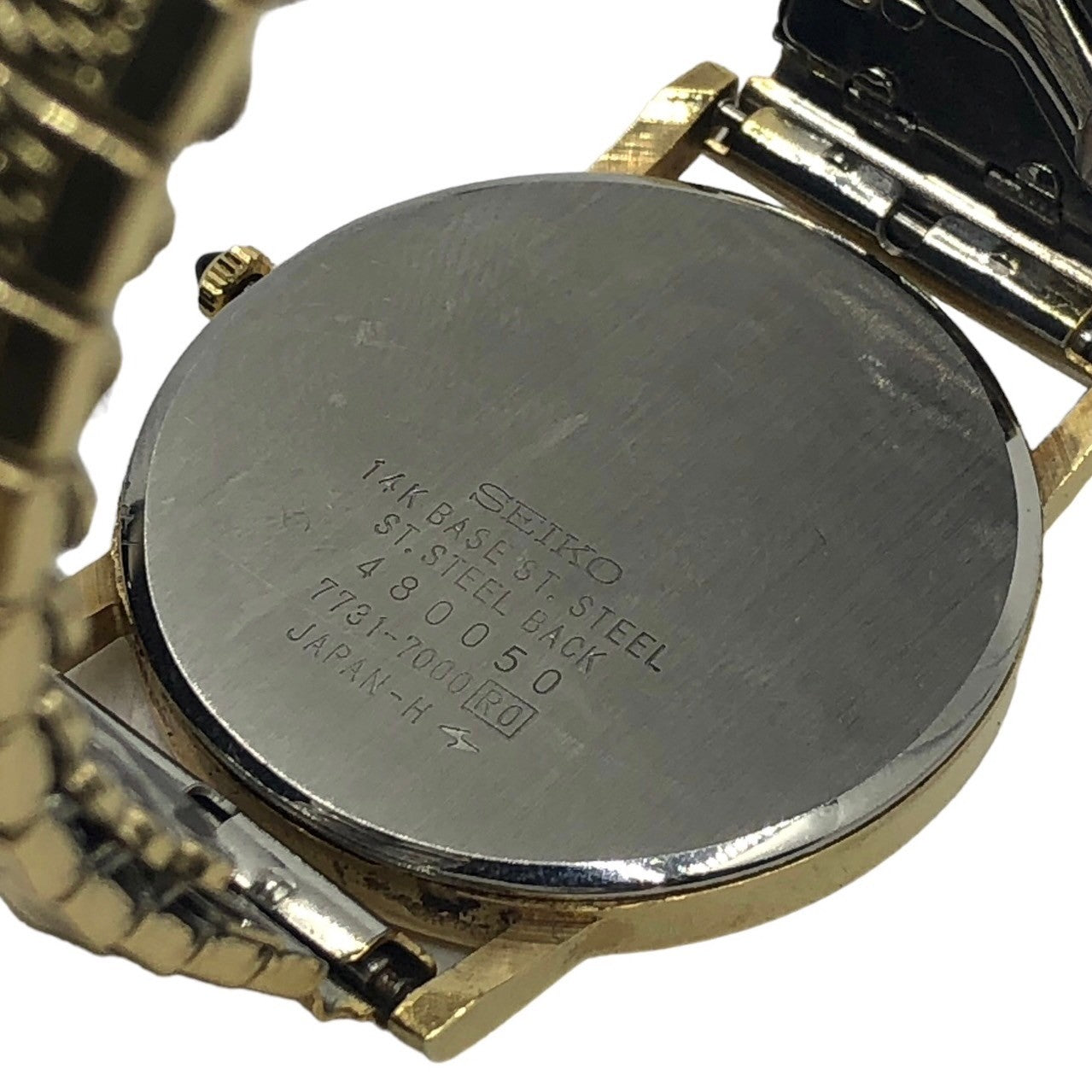SEIKO(セイコー) 14K vintage watch ヴィンテージ クオーツ ウォッチ 7731-7000 ゴールド 腕時計 Dolce ドルチェ