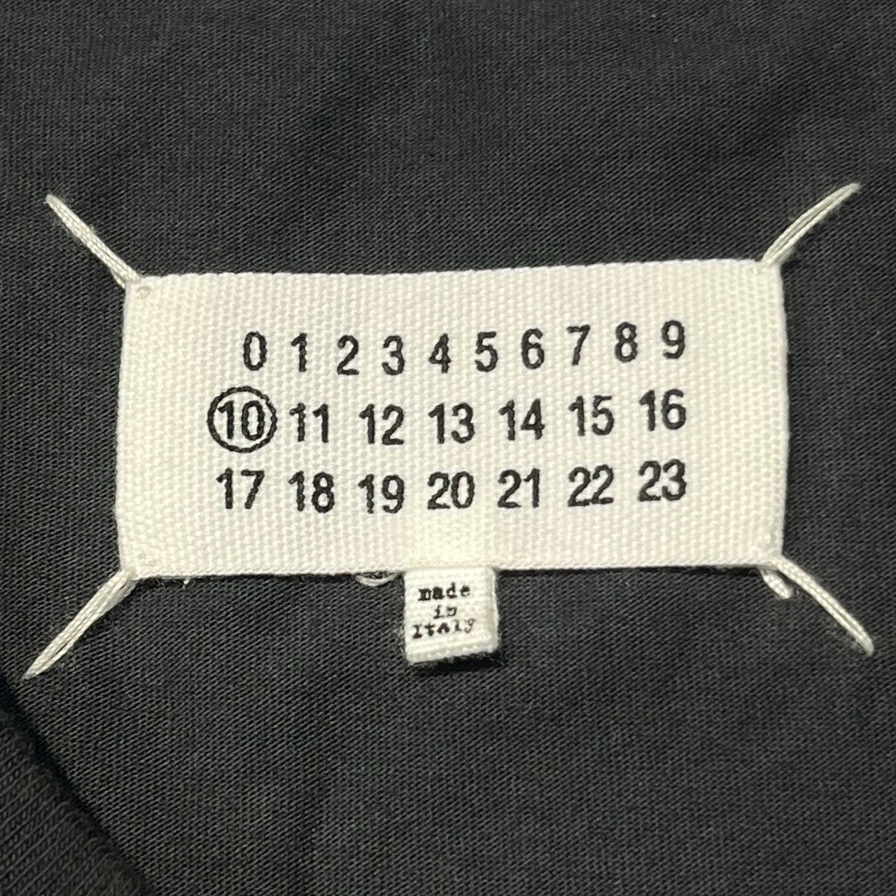 MAISON MARGIELA(メゾンマルジェラ) 22AW GARMENT DYE OVER TEE ガーメント ダイ オーバー Tシャツ S50GC646 46(M程度) ブラック ヴィンテージ加工