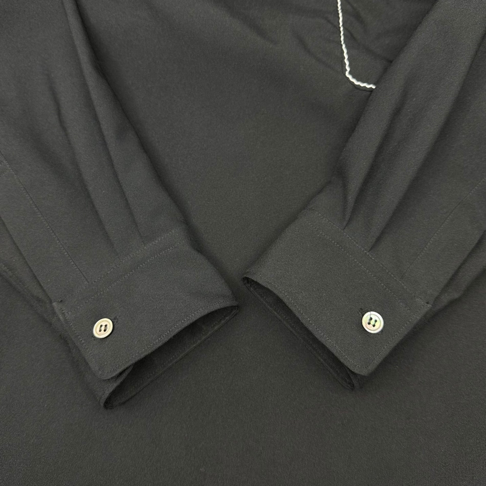 COMME des GARCONS HOMME PLUS(コムデギャルソンオムプリュス) 99AW Souvenir Kitsch stitch pullover shirt スーベニールキッチュ期 ステッチ プルオーバー シャツ M ブラック AD1999