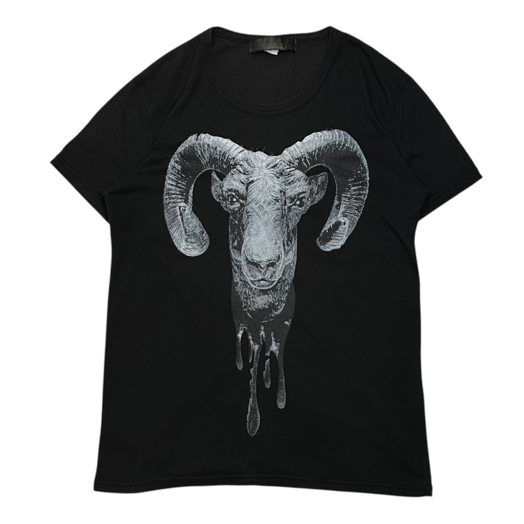 beauty:beast(ビューティービースト) 1990's RAM PRINT TEE 羊 プリント Tシャツ XL ブラック 90年代 ラメ