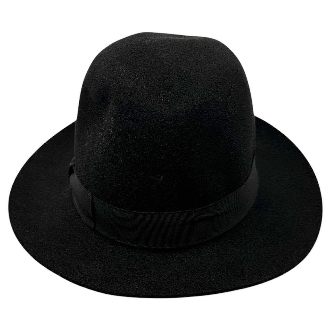 Borsalino(ボルサリーノ) Wool Medium Fold Over Hat 中折れ ハット ブラック ウール 帽子
