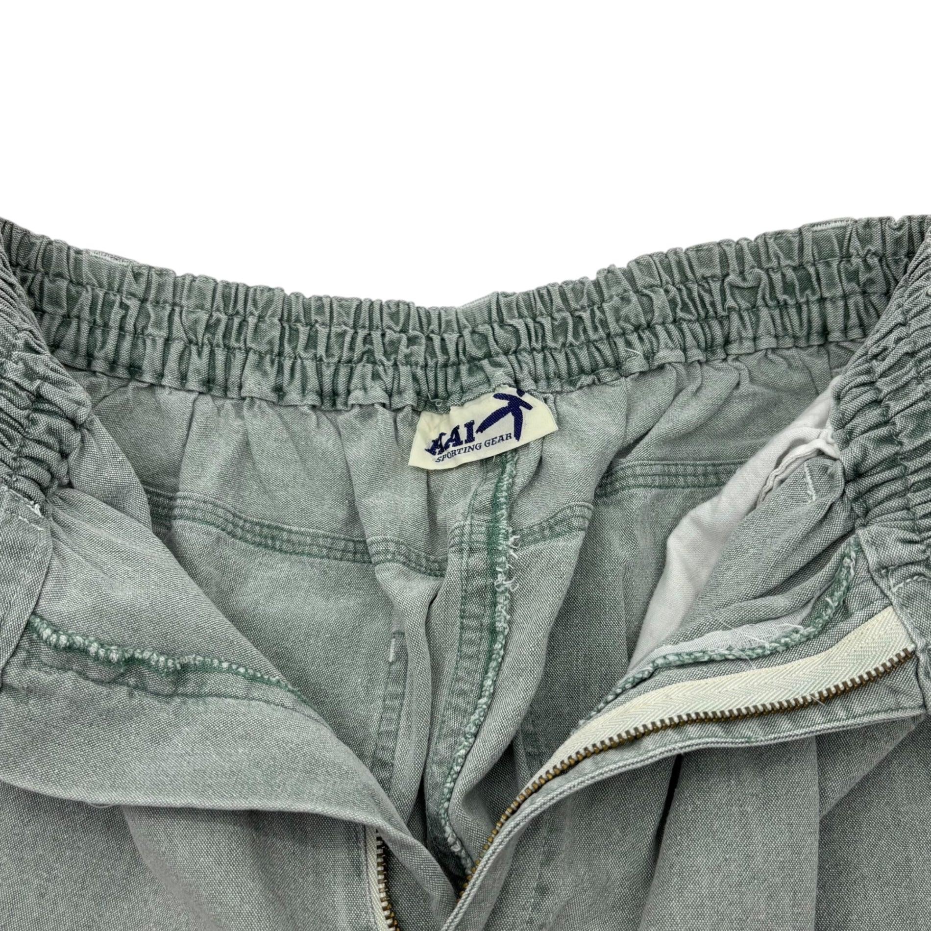 HAI SPORTING GEAR ISSEY MIYAKE(ハイスポルティングギア イッセイミヤケ) 80's Soft Denim Easy Half Pants 80年代 ソフト デニム イージー ハーフ パンツ S程度 ライトインディゴ