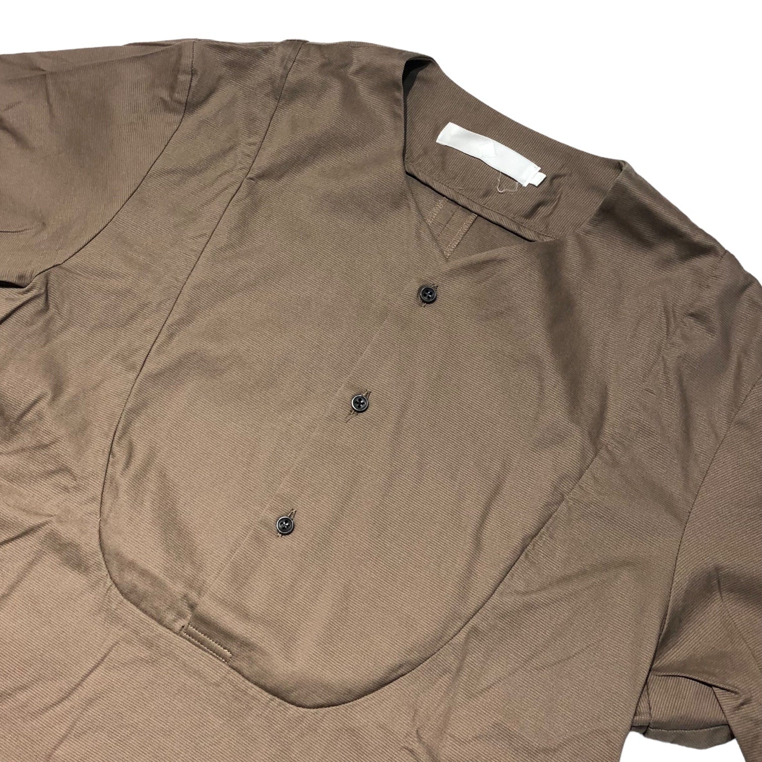 ETHOSENS(エトセンス) S/S pullover shirt 半袖 プルオーバー シャツ 2(M程度) ベージュ