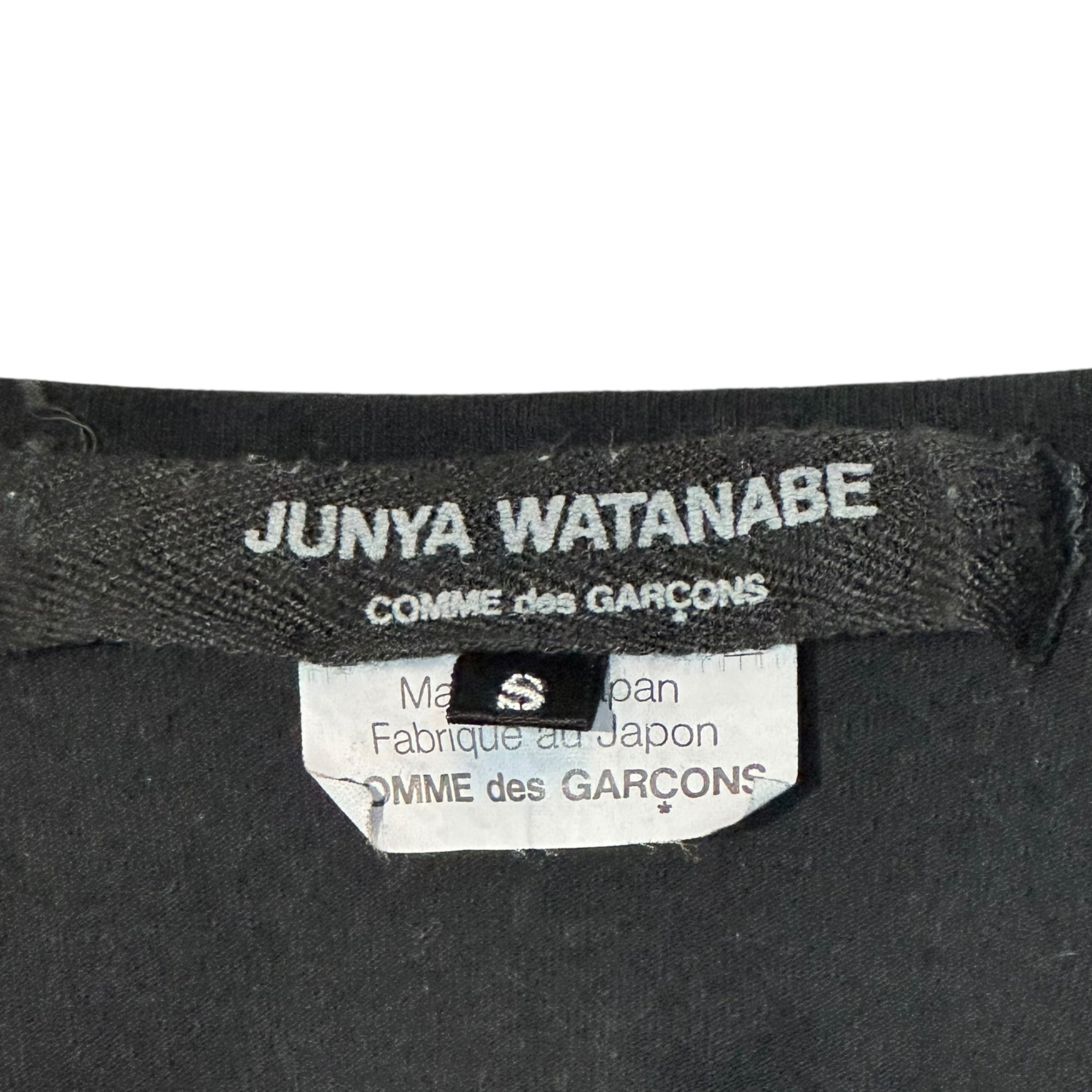 COMME des GARCONS JUNYA WATANABE(コムデギャルソンジュンヤワタナベ) 07AW Front All-over Pattern Tank Top フロント 総柄 タンクトップ JT-T020 S ブラック×グレー AD2007