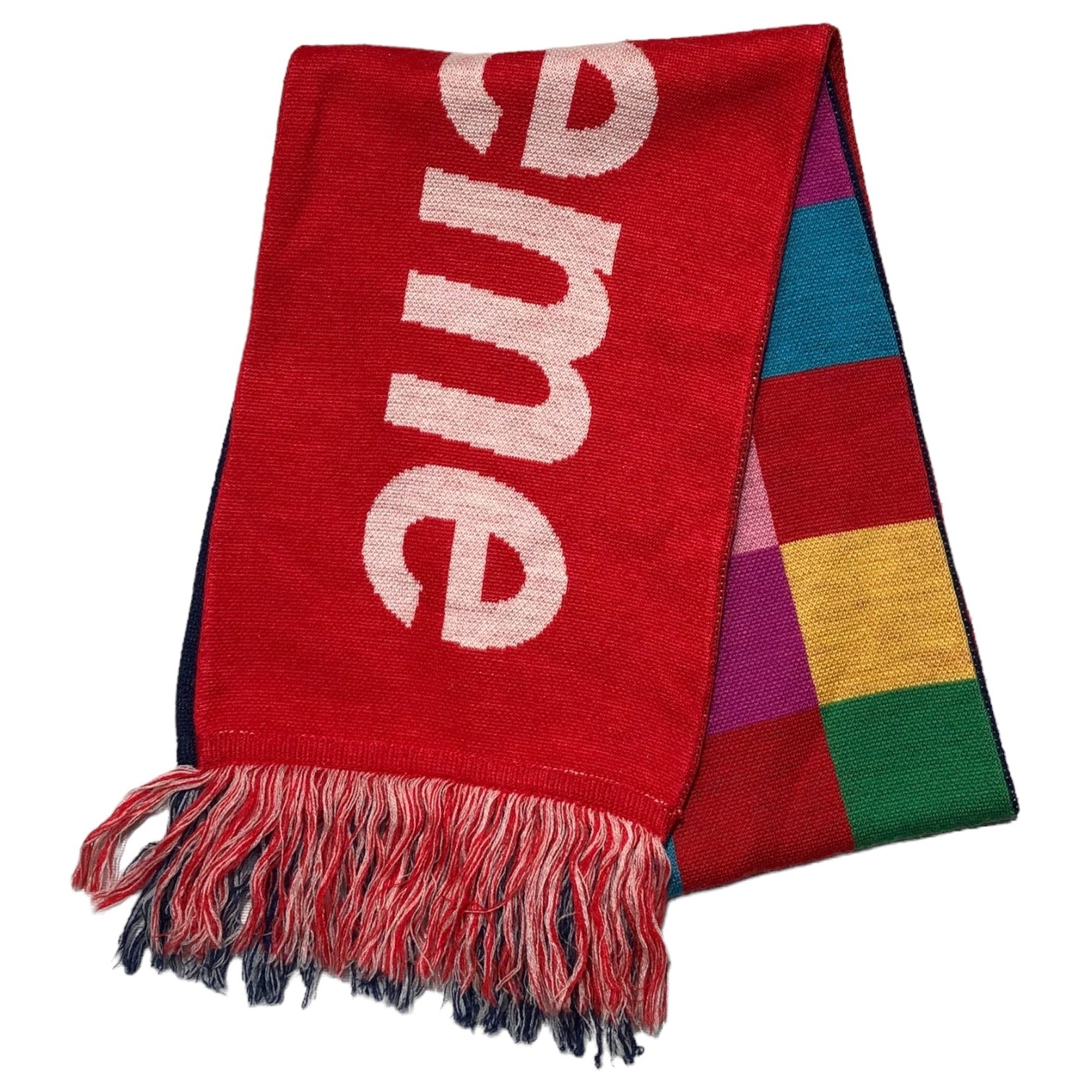 Supreme × uniform experiment(シュプリーム×ユニフォームエクスペリメントイ) 09AW SOPH. 10周年記念 Supporter Muffler ソフ サポーター マフラー マルチカラー 小穴有