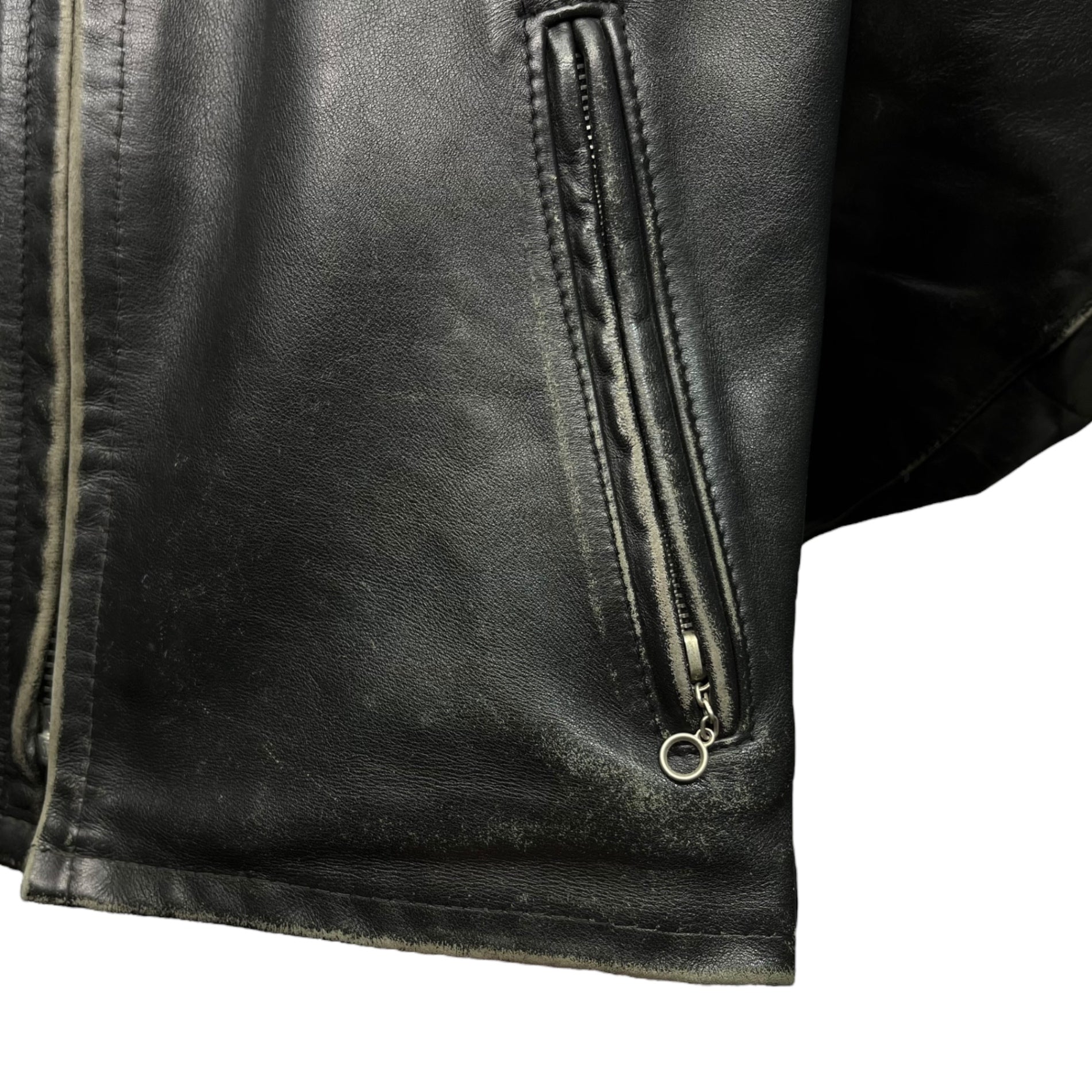 SCHOTT(ショット) 641 single riders シングルライダース ジャケット レザー 本革 牛革 38(M) ブラック