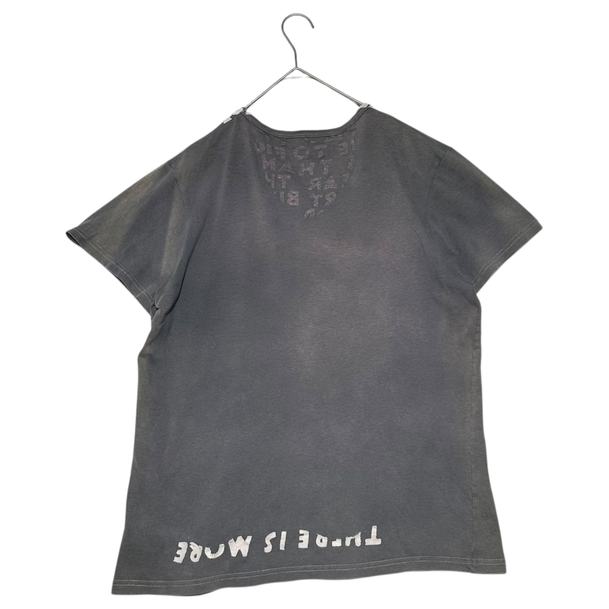 Maison Martin Margiela(メゾン マルタンマルジェラ) 08SS AIDS TEE エイズ Tシャツ 本人期 31 GC099 M(少し大きめ) グレー×ホワイト アーカイブ