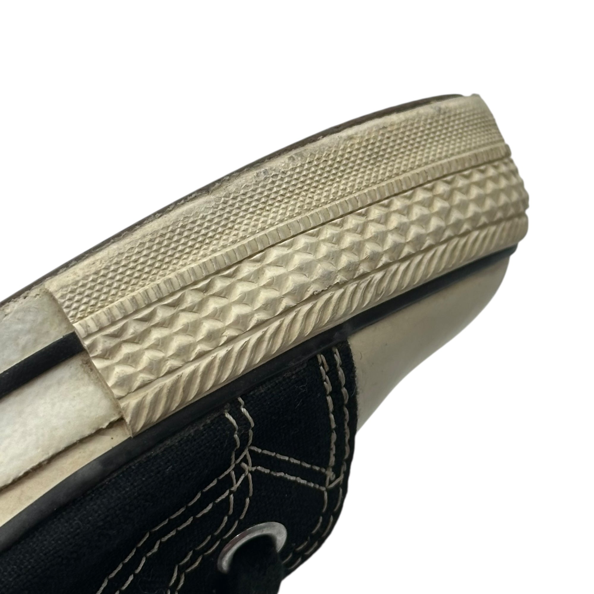 NUMBER (N)INE(ナンバーナイン) 04SS DREAM BABY DREAM期 Side-Zip High-Top Sneakers サイドジップ ハイカット スニーカー 8(26cm程度) ブラック×ホワイト アーカイブ