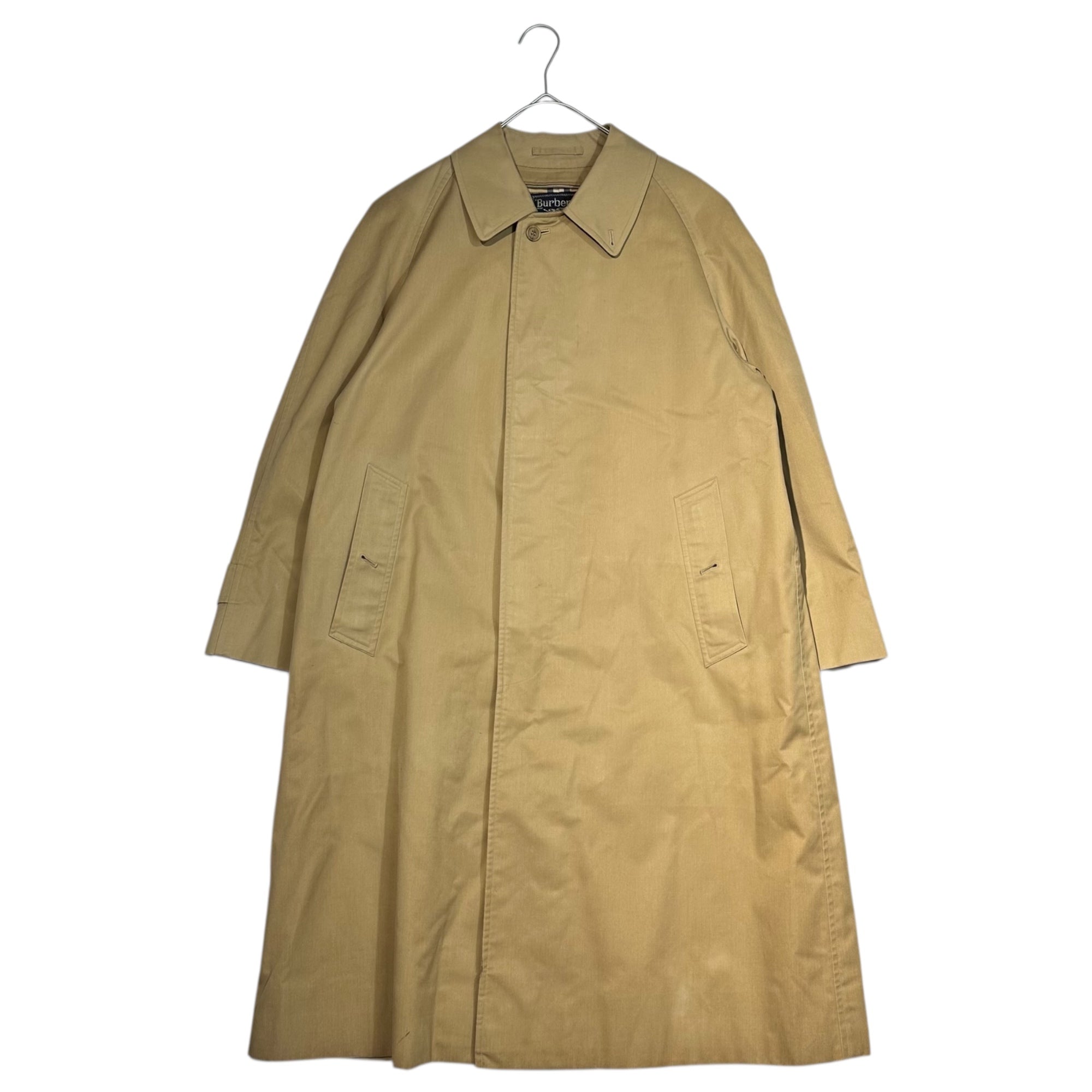 Burberry’s(バーバリーズ) 80's~90's Nova Check Lining Stencil Collar Coat ノバチェック ライニング ステンカラー コート M ベージュ 80年代~90年代 ヴィンテージ ライナー付