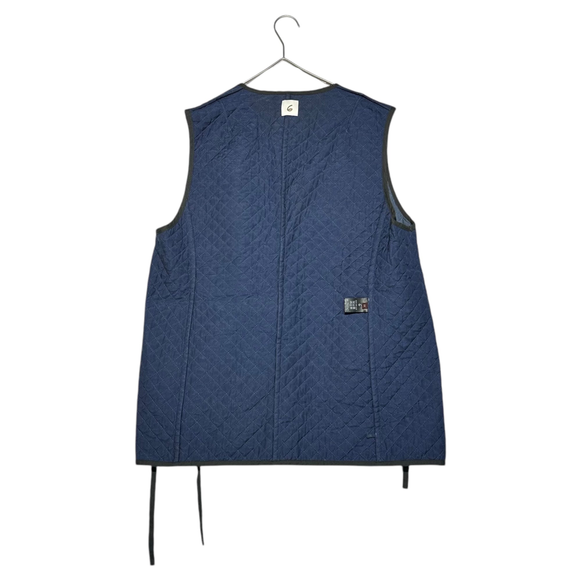 6(ROKU) BEAUTY & YOUTH UNITED ARROWS(ロク ビューティアンドユーズ ユナイテッドアローズ) QUILTED VEST キルティング キルト ベスト 8625-299-0238 38(M) ネイビー