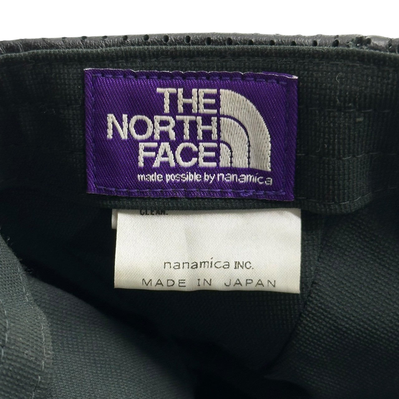 THE NORTH FACE PURPLE LABEL(ノースフェイスパープルレーベル) FIELD LEATHER CAP - NAVY フィールド レザー キャップ NN8900N ブラック 帽子 ラム 本革