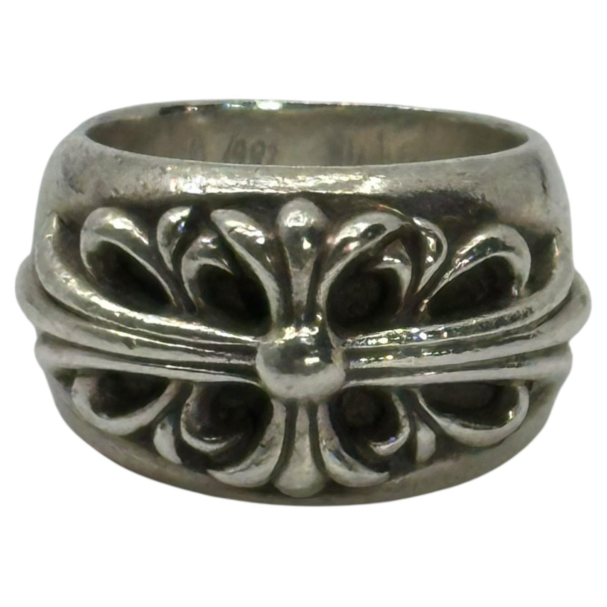 CHROME HEARTS(クロムハーツ) FLRL CRS フローラル クロス リング 13号 