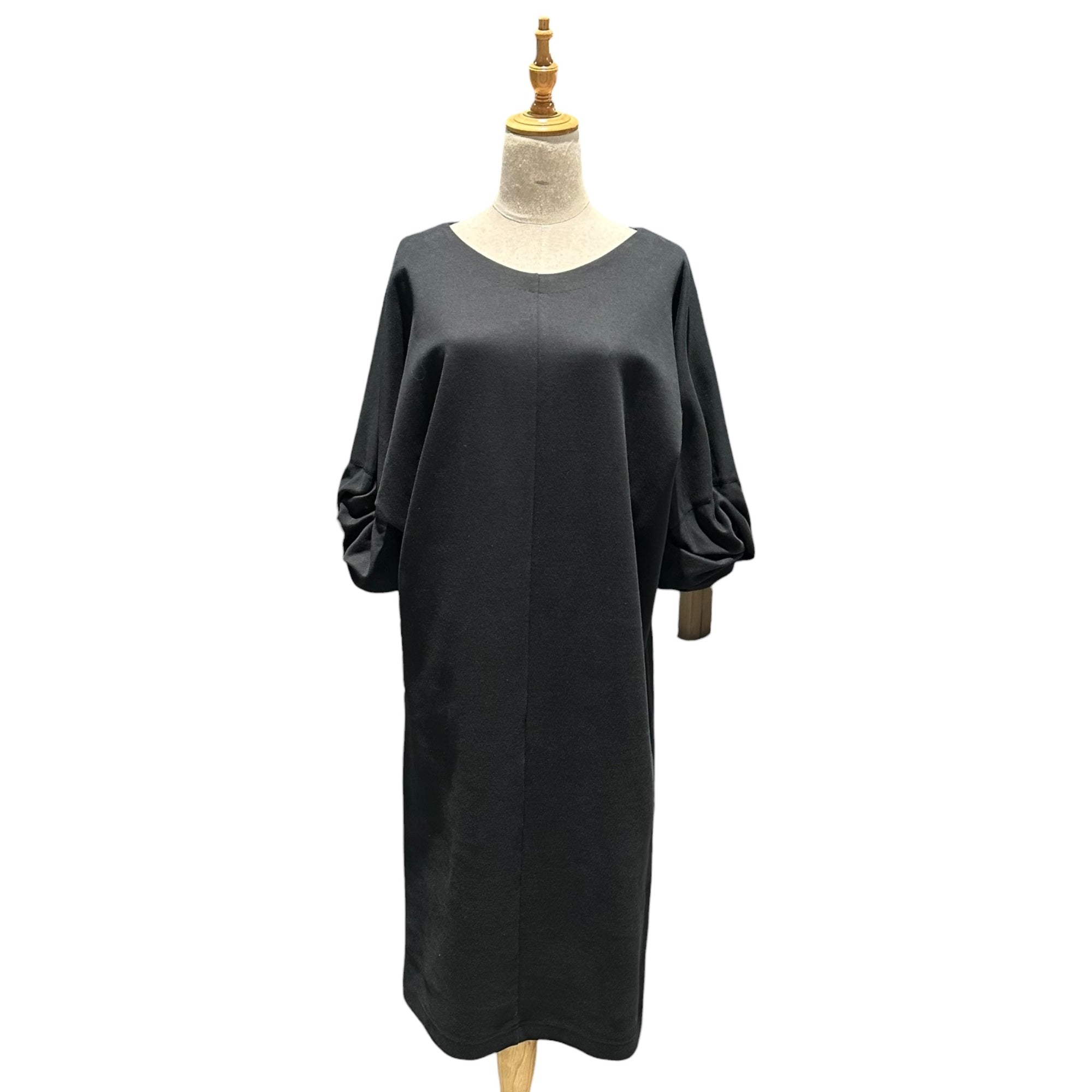 divka(ディウカ) 22aw Short-sleeved dress 半袖 ワンピース DV-010 2(M程度) ブラック