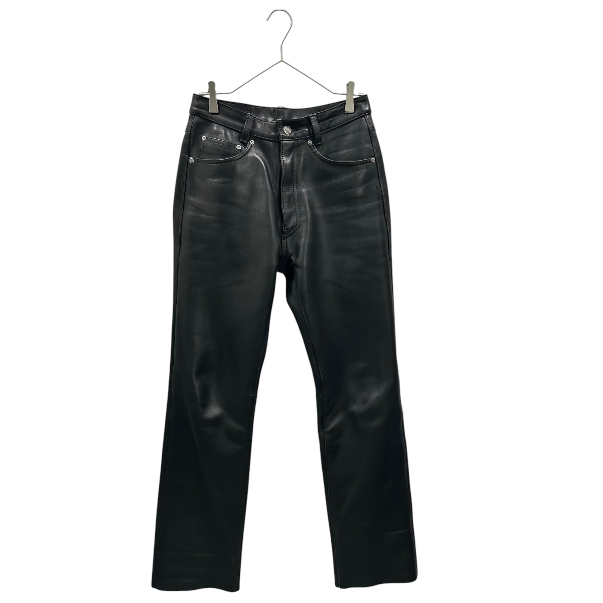 KADOYA(カドヤ) Leather biker pants レザー バイカー パンツ KQXSP-139 W30 ブラック