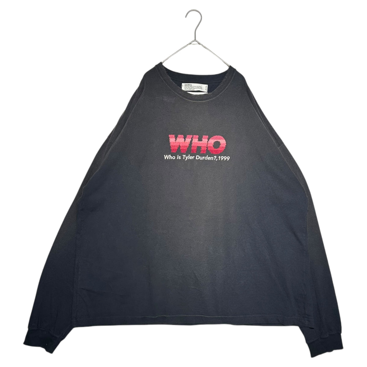 DAIRIKU(ダイリク) 24AW WHO vintage theme tee ヴィンテージ 加工 