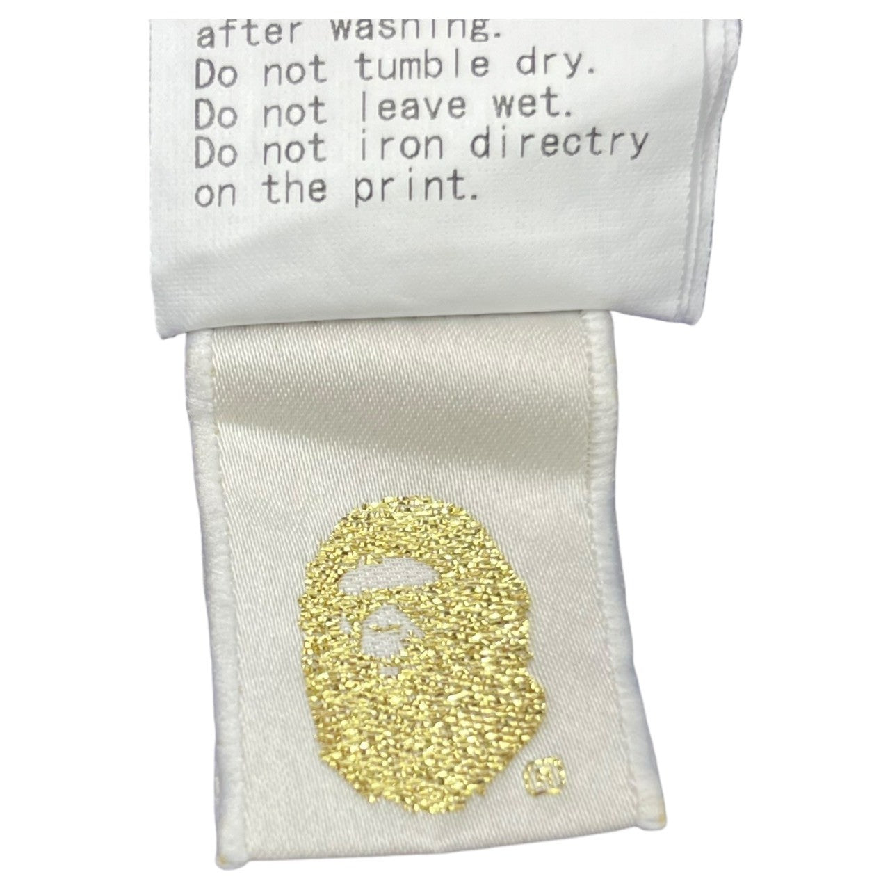 BAPE BY A BATHING APE(ベイプ バイ アベイシングエイプ) 00's border switching logo L/S polo shirt ボーダー 切替 ロゴ 長袖 ポロシャツ L ブラウン×ブラック カモフラ モンキー エルボーパッチ