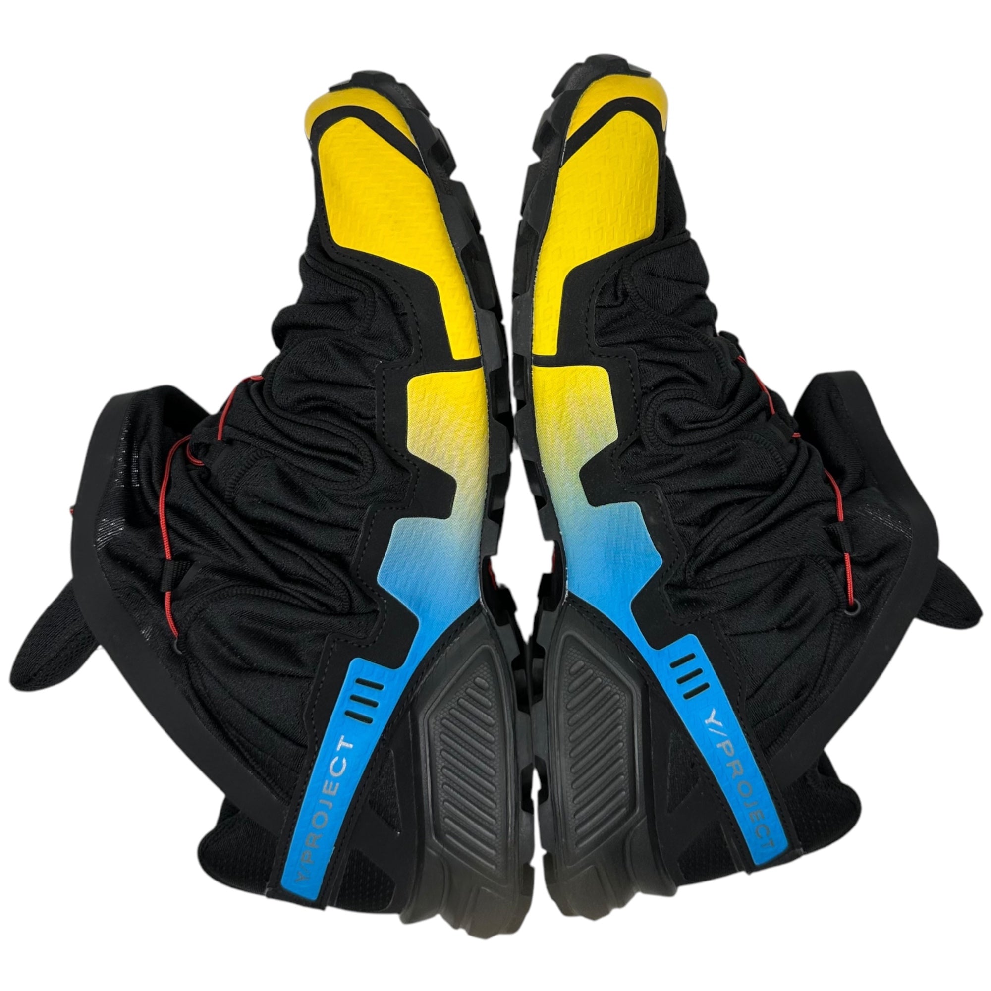 SALOMON × Y/PROJECT(サロモン × ワイプロジェクト) SPEEDCROSS 3 スピード クロス ローカット スニーカー 476423 29.0cm ブラック×イエロー×ブルー 箱付